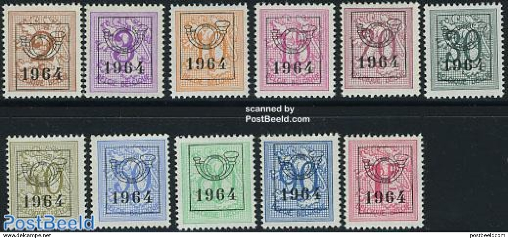 Belgium 1964 Precancels 1964 11v, Mint NH - Unused Stamps