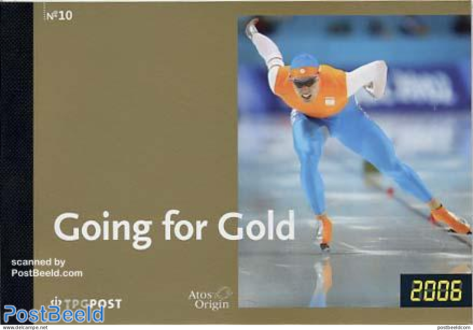 Netherlands 2006 Prestige Booklet 10, Going For Gold, Mint NH, Sport - Various - Olympic Winter Games - Skating - Stam.. - Ungebraucht