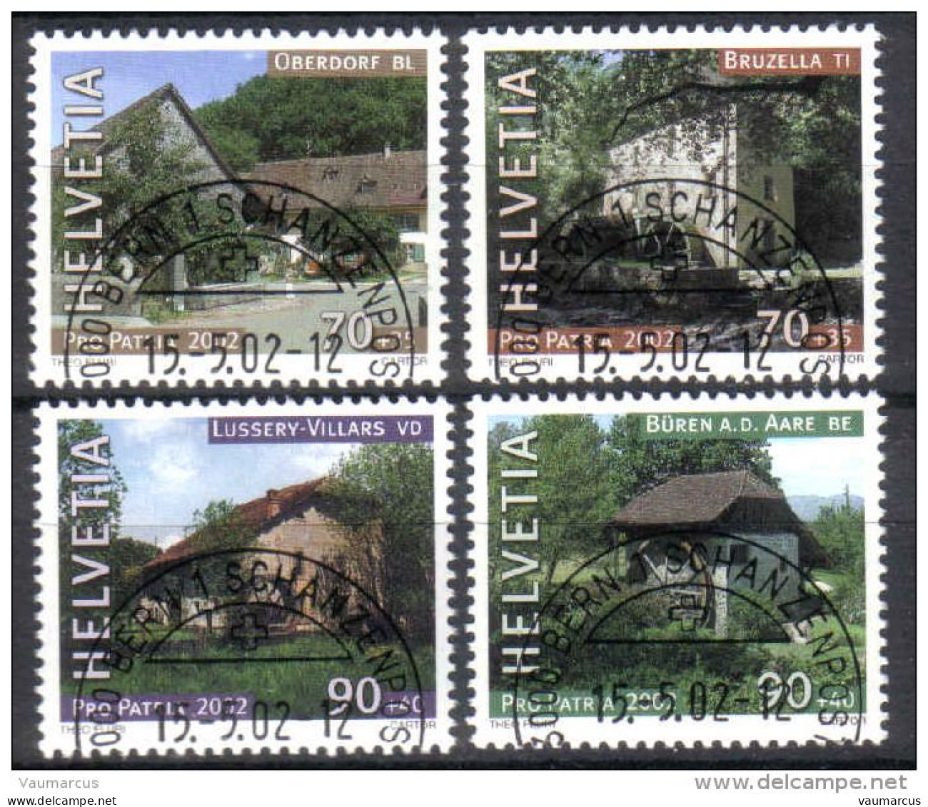 2002 PRO PATRIA Obl. - Used Stamps