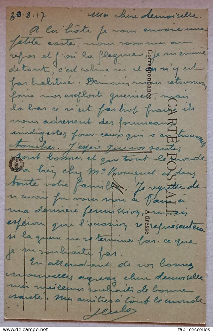 CPA  Circulée 1917- Hurlus (Marne), Ruines Du Village Des HURLUS  (8) - Sonstige & Ohne Zuordnung