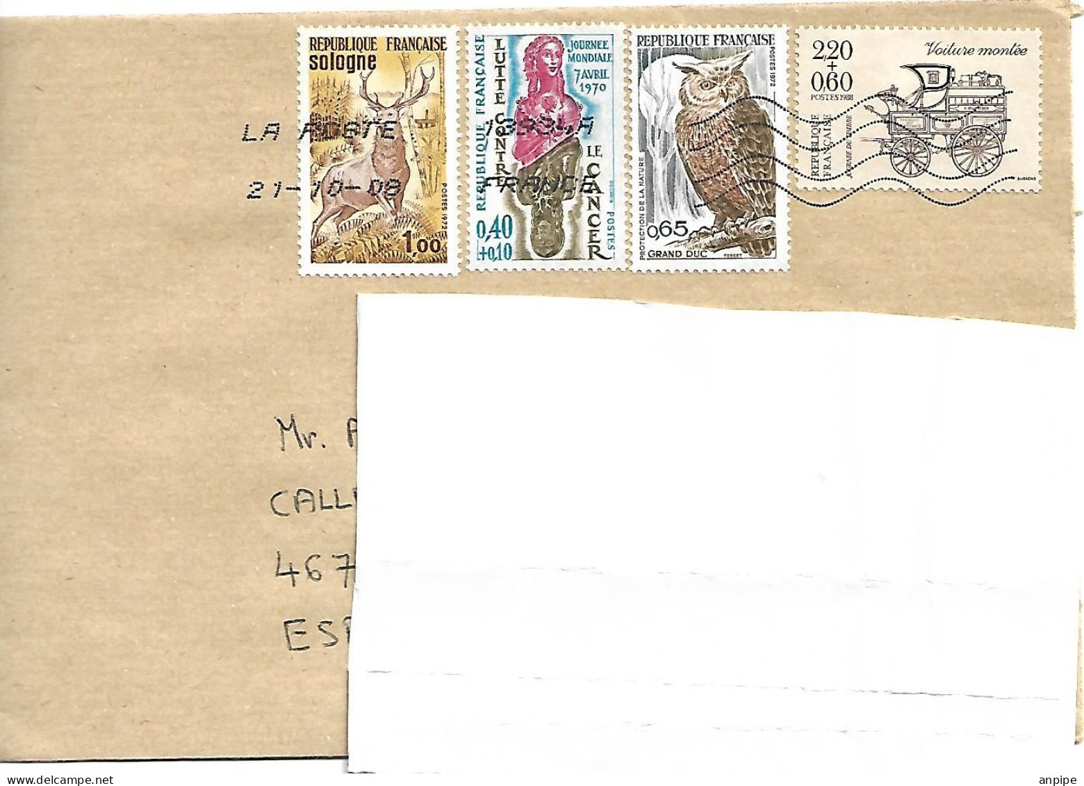 HISTORIA POSTAL - Altri & Non Classificati