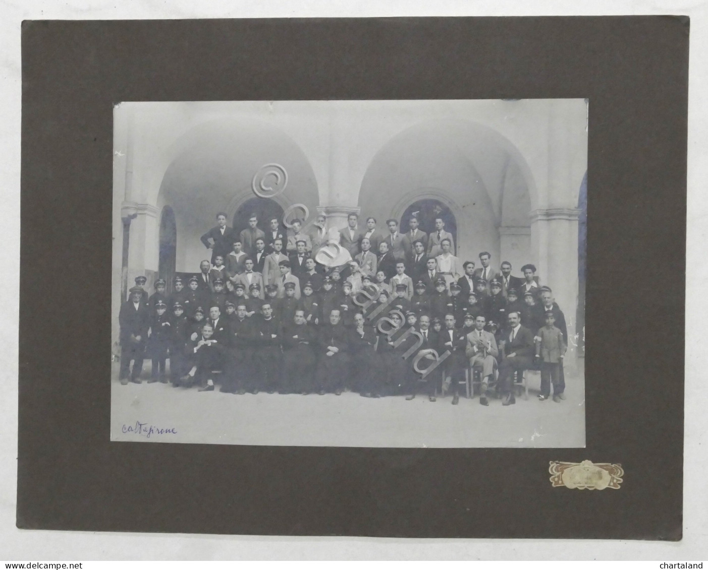 Fotografia D'epoca - Collegio Don Bosco Di Caltagirone (CT) - Primo '900 - Otros & Sin Clasificación