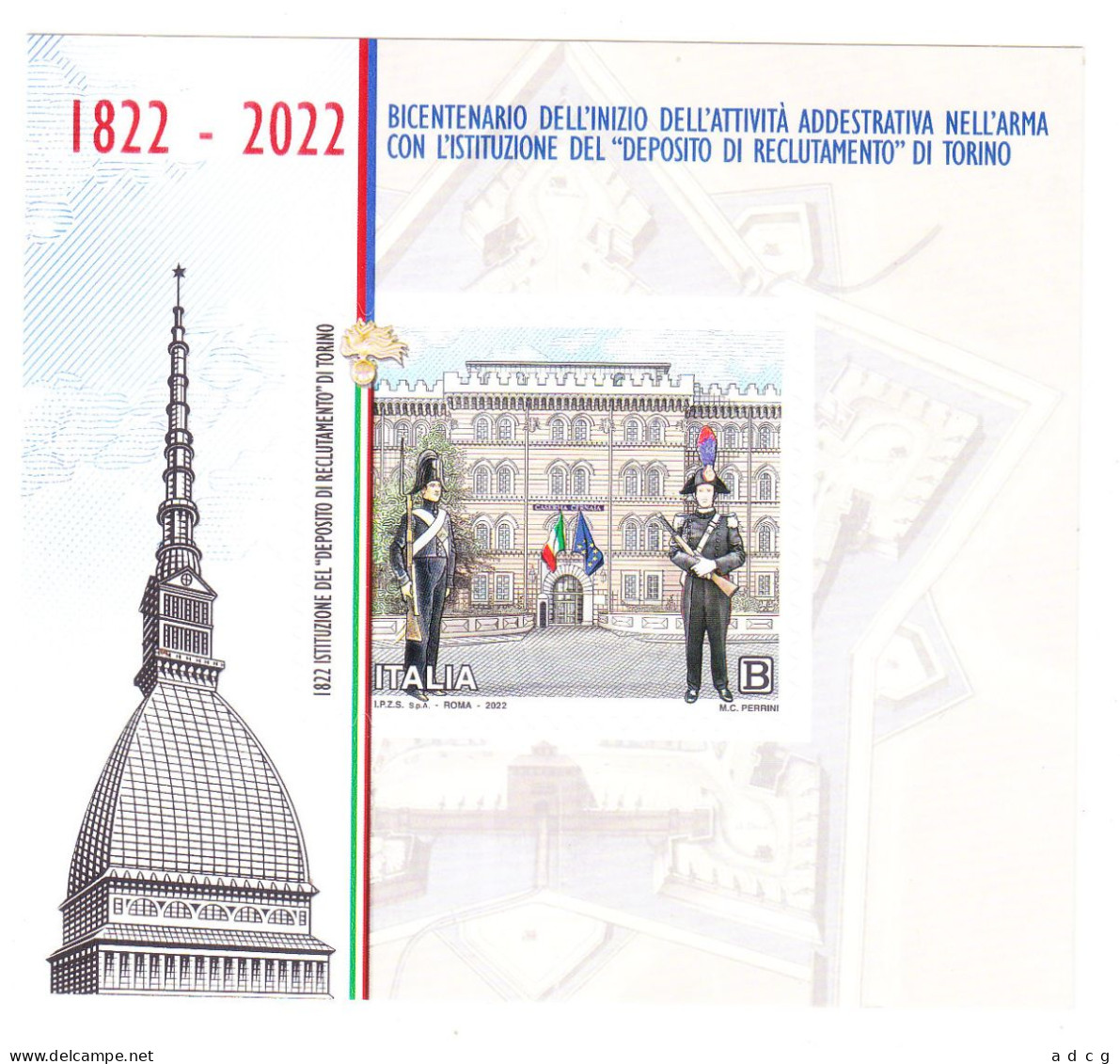 2022  200°  CARABINIERI DEPOSITO RECLUTAMENTO   MNH - 2021-...: Nieuw/plakker