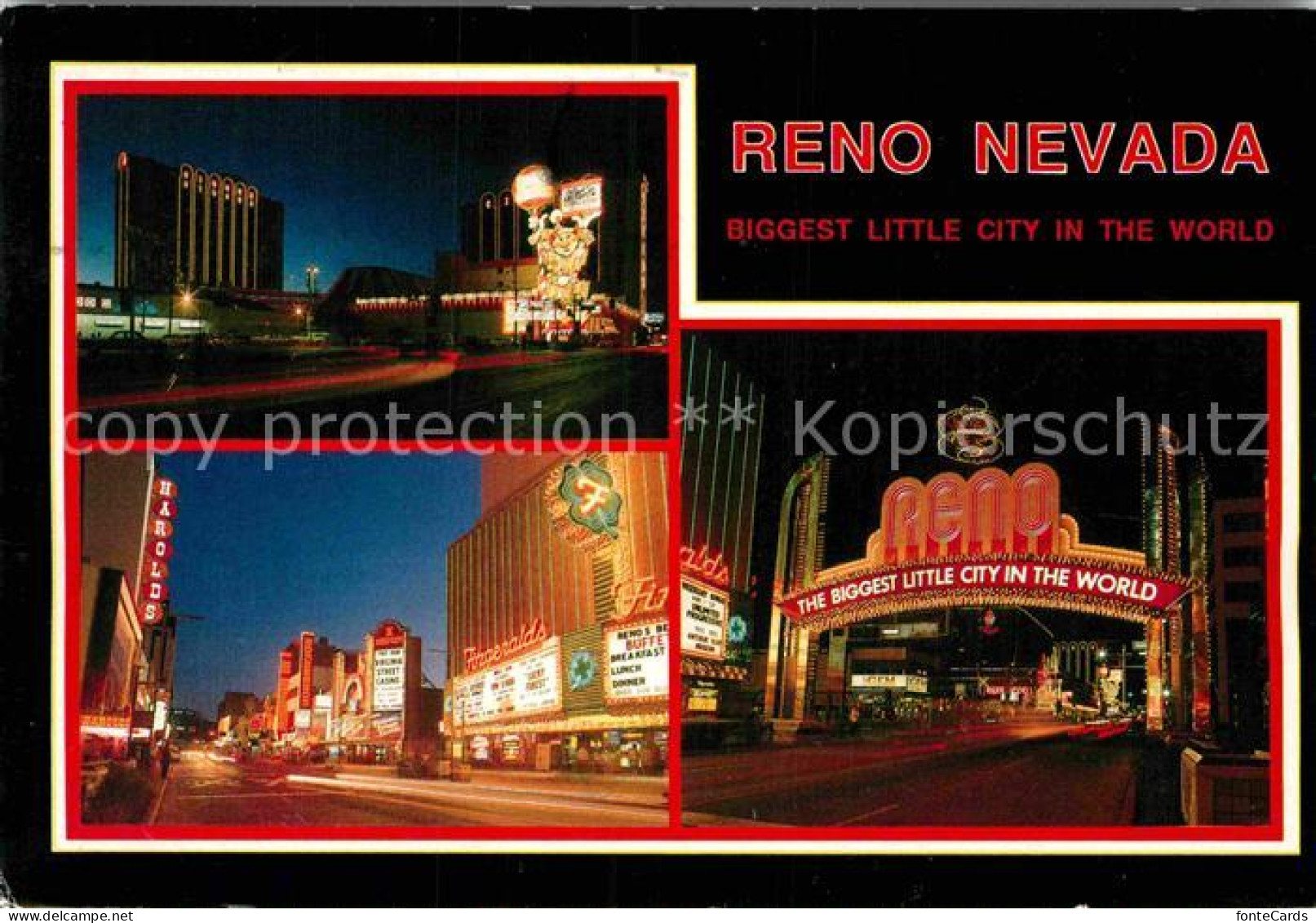 72875662 Reno_Nevada The Biggest Little City In The World At Night - Autres & Non Classés
