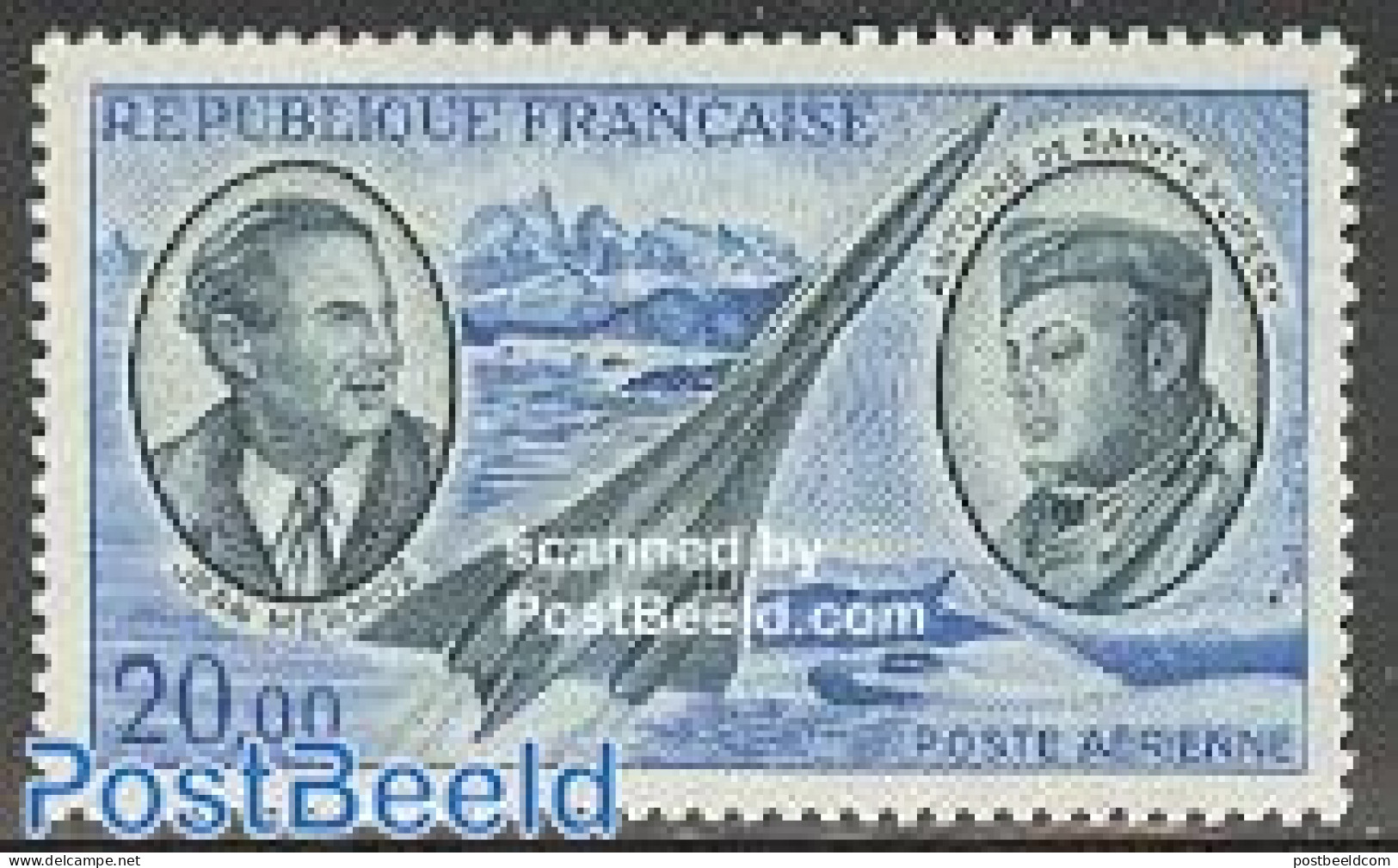 France 1970 Concorde 1v, Mint NH, Transport - Concorde - Aircraft & Aviation - Art - De Saint-Exupery - Ungebraucht