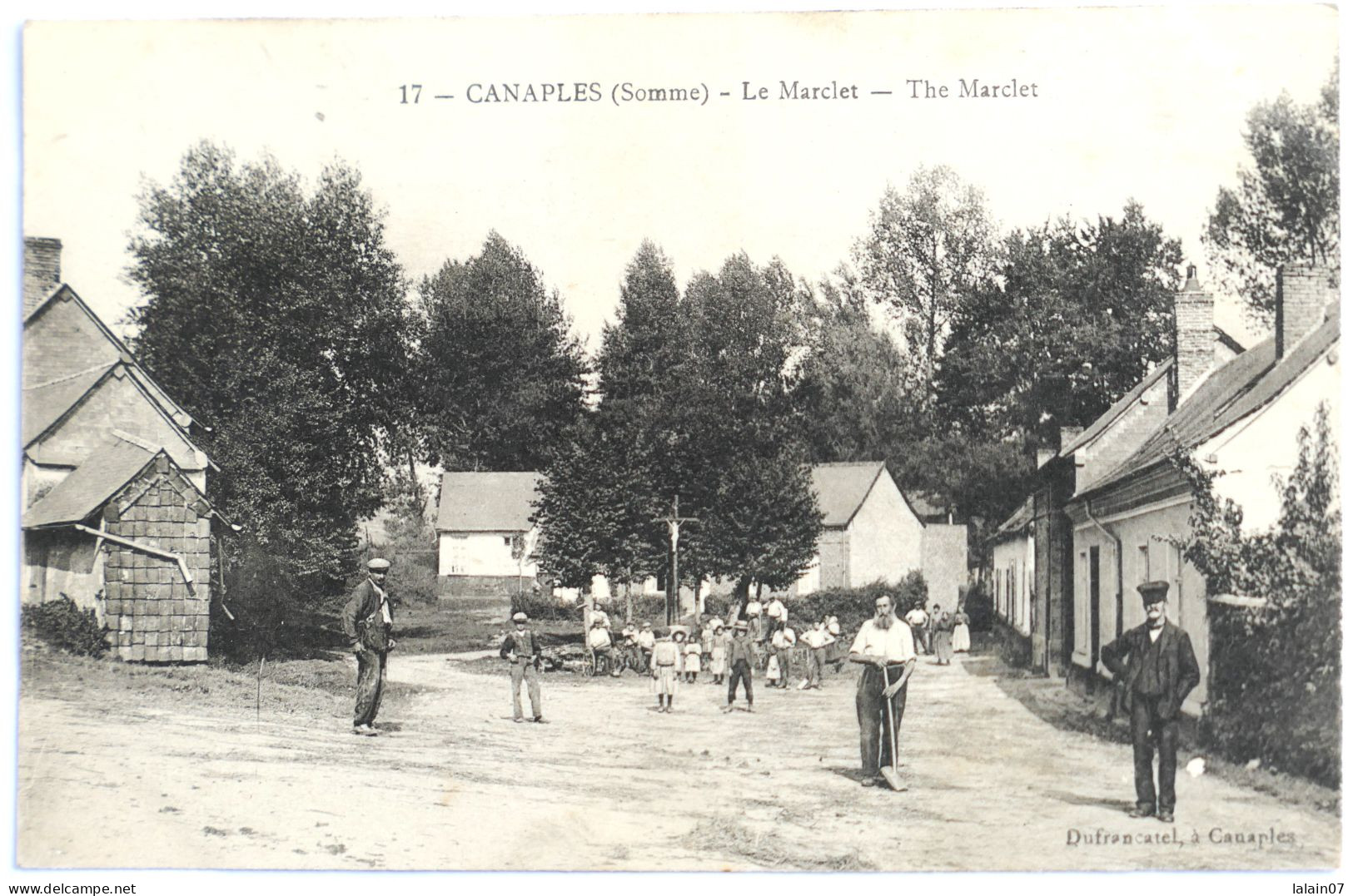 C. P. A. : 80 : CANAPLES (Somme) : Le Marclet, The Marclet, En 1918 - Otros & Sin Clasificación