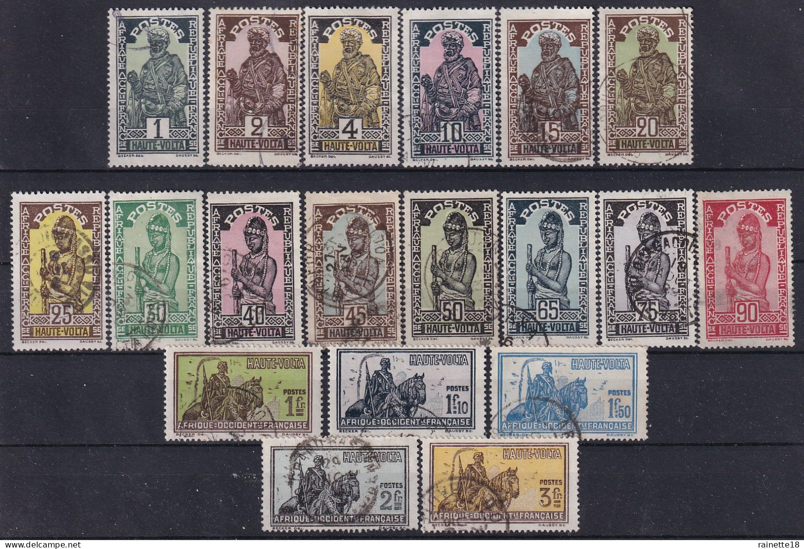 Haute- Volta        43/62 Oblitérés    Sans 63/65 - Used Stamps