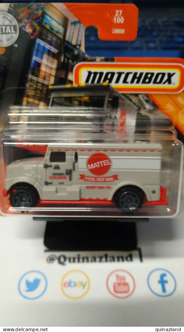 Matchbox International Armored Truck 2020-027 (NP33) - Matchbox (Mattel)