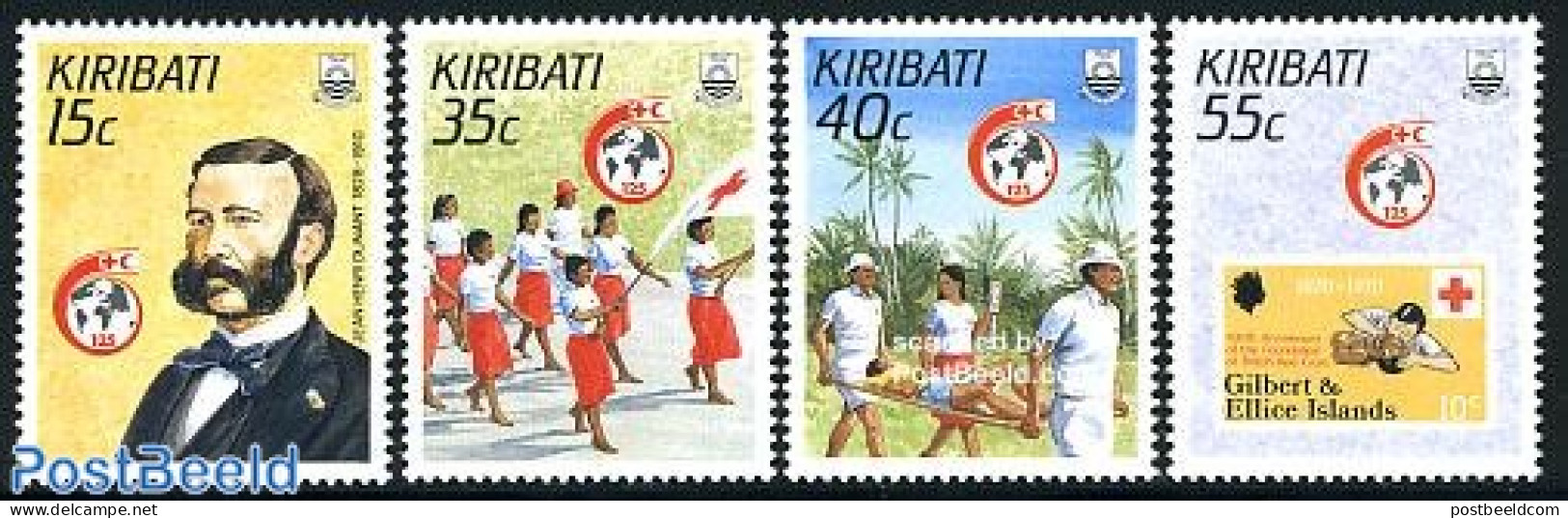 Kiribati 1988 Red Cross 4v, Mint NH, Health - Red Cross - Red Cross