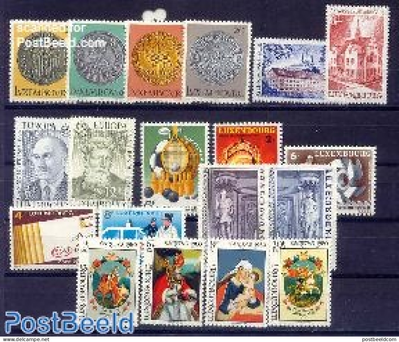 Luxemburg 1980 Yearset 1980, Complete, 19v, Mint NH, Various - Yearsets (by Country) - Neufs