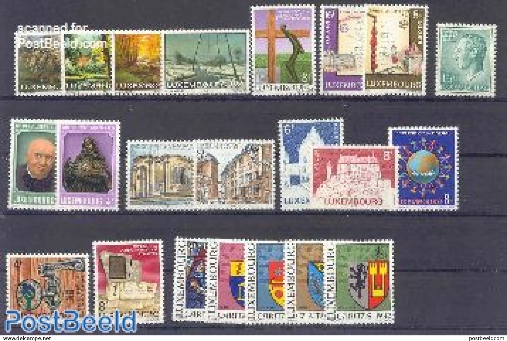 Luxemburg 1982 Yearset 1982, Complete, 22v, Mint NH, Various - Yearsets (by Country) - Ongebruikt