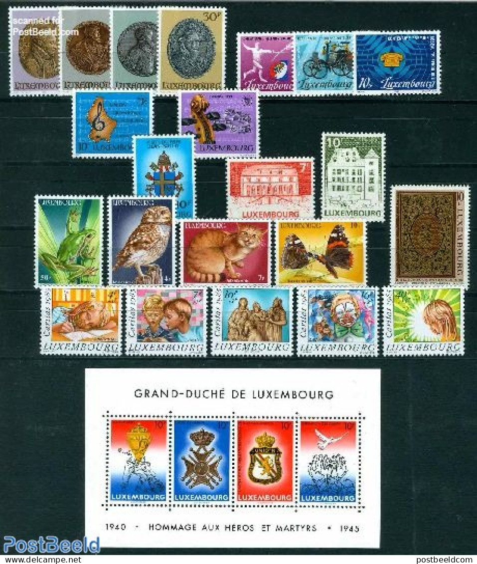 Luxemburg 1985 Yearset 1985, Complete, 22v +, Mint NH, Various - Yearsets (by Country) - Unused Stamps