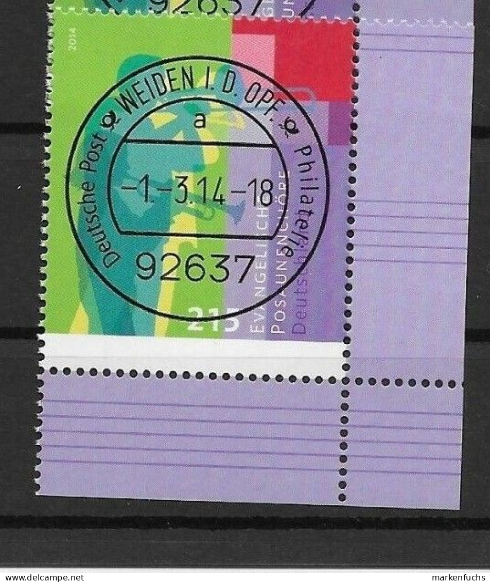 Bund / Nr. 3065  Gestempelt  EST-Weiden  / Eckrandstück - Used Stamps