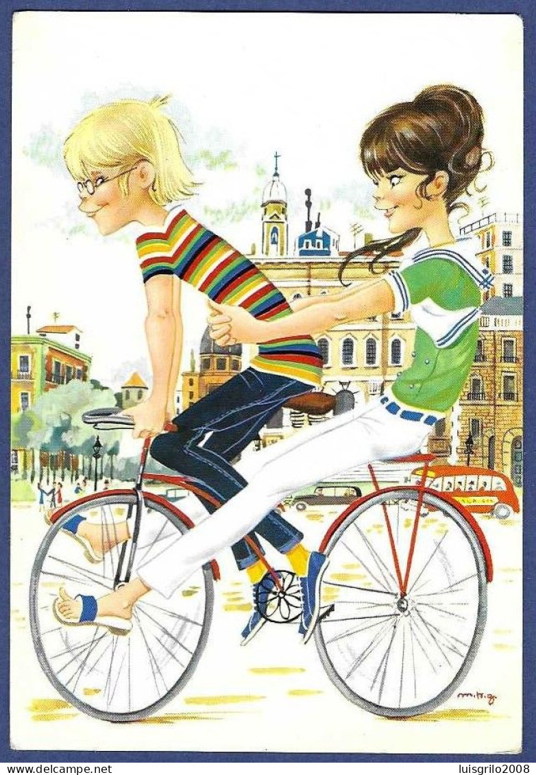 Romantico / Romantique, Portugal - Namorados De Bicicleta - Sonstige & Ohne Zuordnung