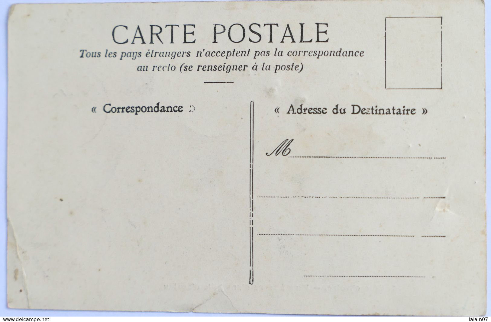 C. P. A. : COTE D'IVOIRE : Mise à Terre D'une Bille D'Acajou, Timbre En 1907 - Ivory Coast