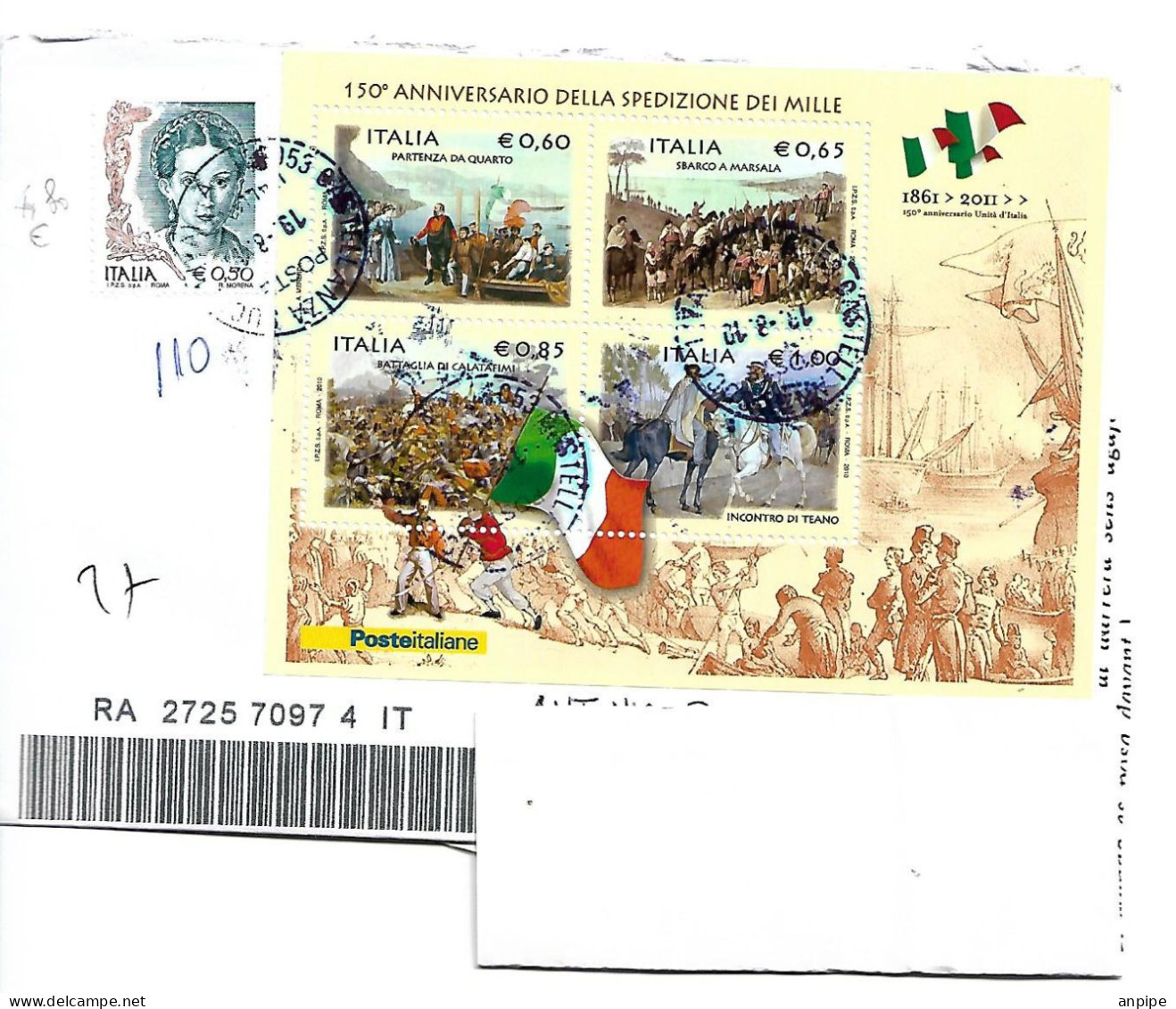 HISTORIA POSTAL - Altri & Non Classificati