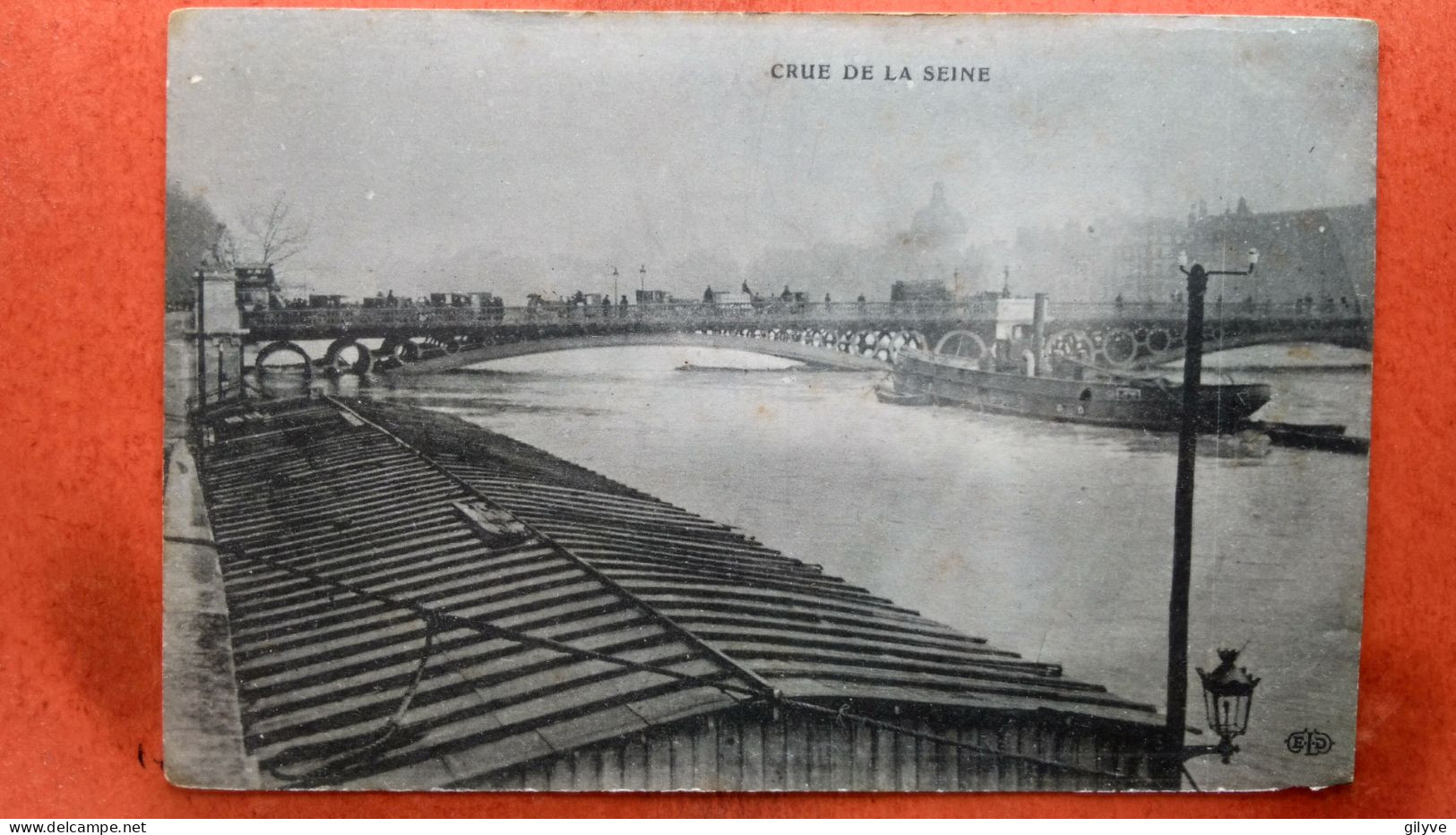 CPA (75) Crue De La Seine.1910. Paris.  (7A.728) - Überschwemmung 1910