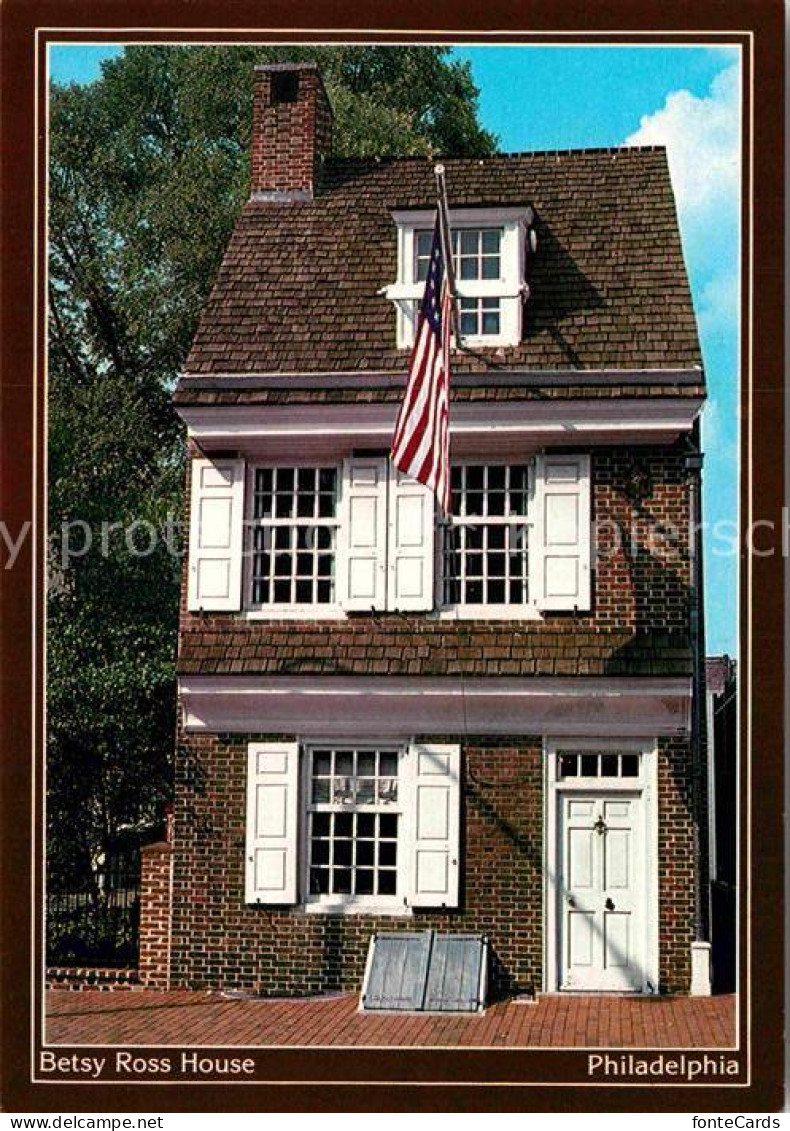 72863734 Philadelphia Pennsylvania Betsy Ross House Mrs. Elizabeth Ross Who Made - Sonstige & Ohne Zuordnung