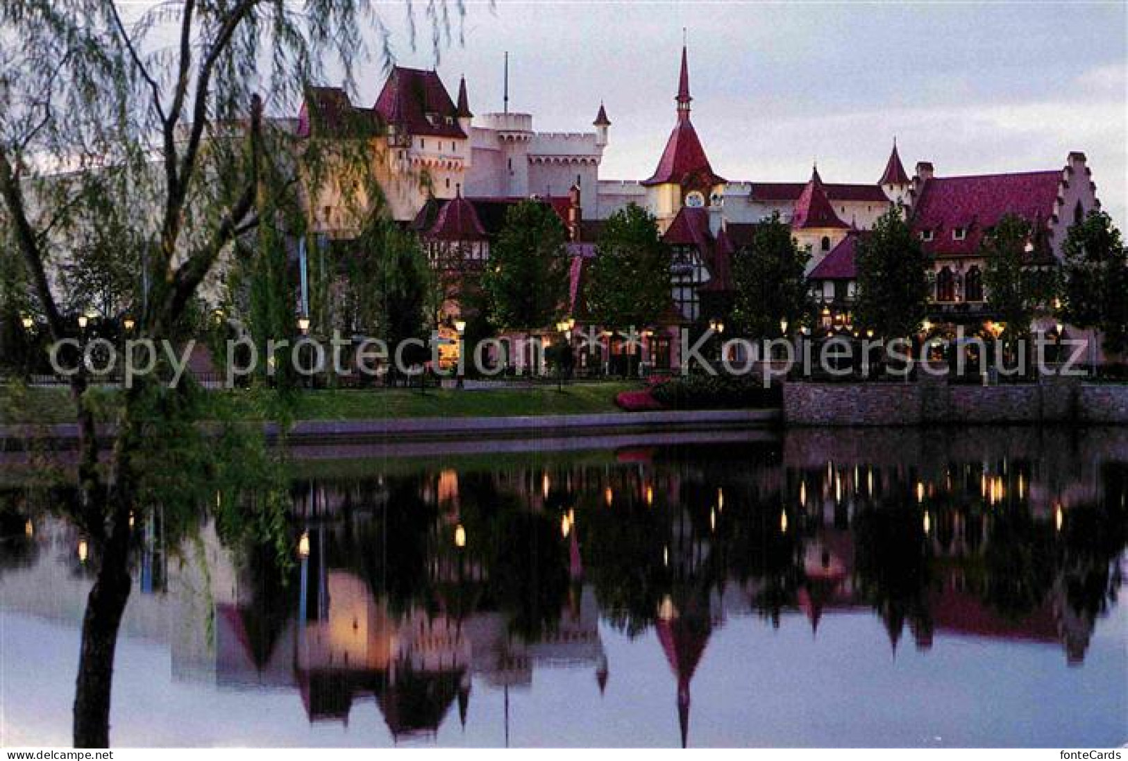 72863608 Orlando_Florida Germany World Showcase Lagoon At Epcot Center - Autres & Non Classés