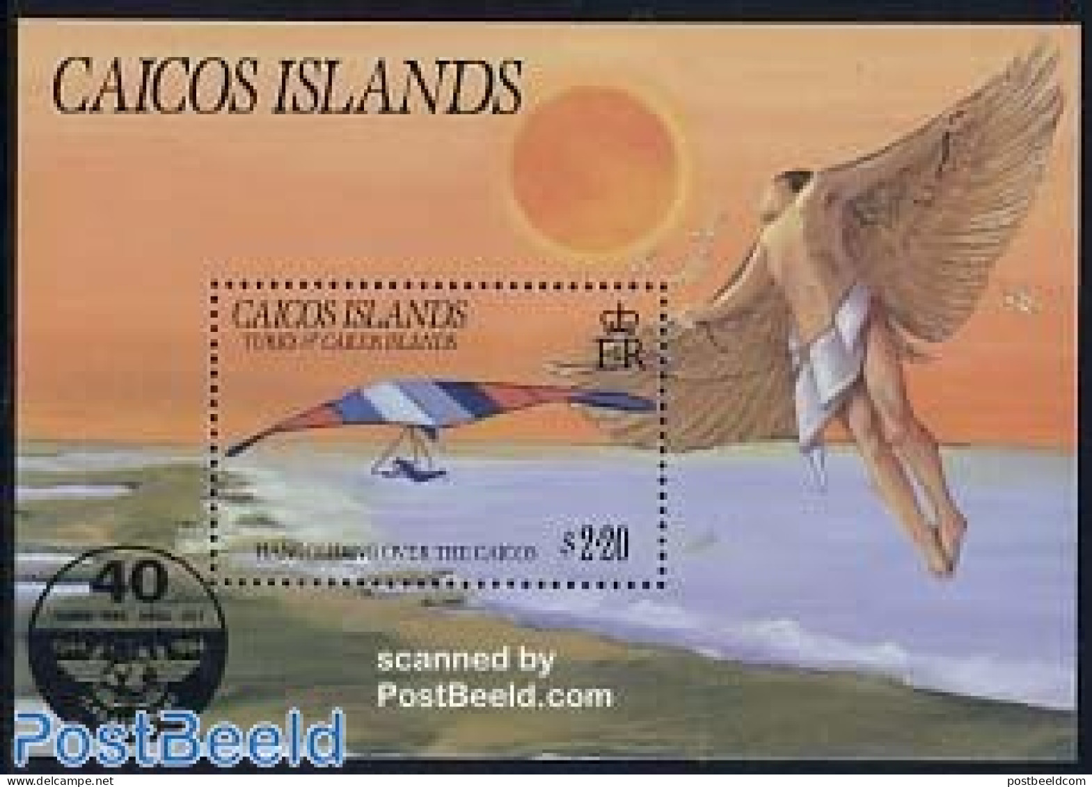 Turks And Caicos Islands 1985 I.C.A.O. S/s, Mint NH, Sport - Transport - Gliding - Aircraft & Aviation - Flugzeuge