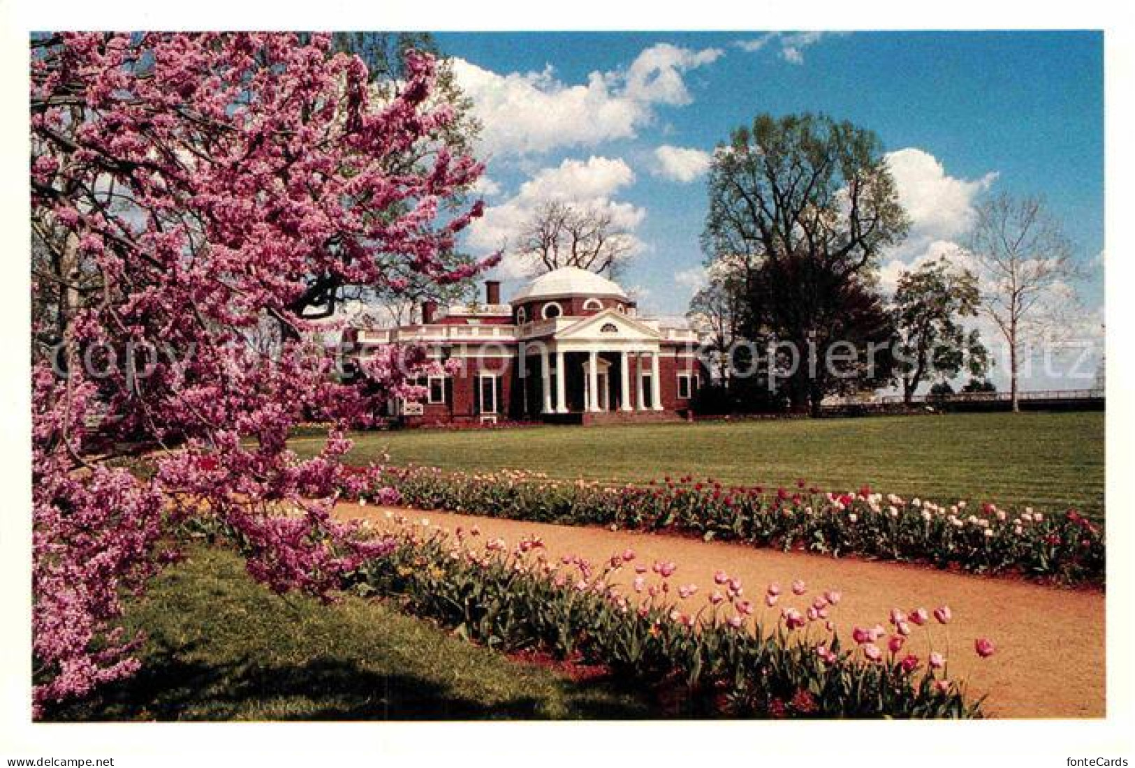 72863575 Charlottesville_Virginia West Front Of Monticello President Jeffersons  - Otros & Sin Clasificación