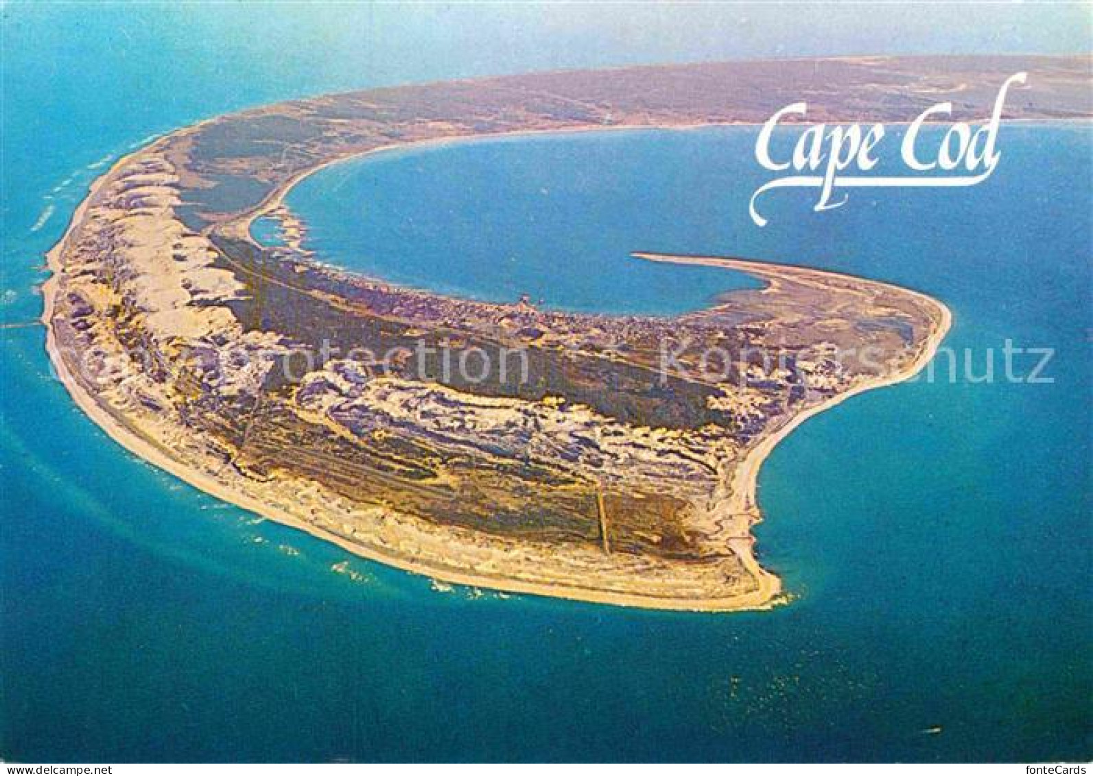 72863544 Cape Cod Mass. Aerial View Of The Tip Of The Cape Cape Cod Mass. - Other & Unclassified