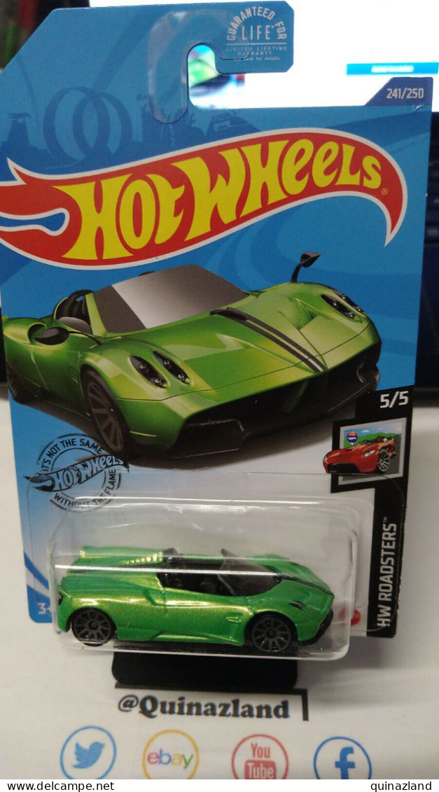 Hot Wheels '17 Pagani Huayra Roadster 2020-241 (NP35) - HotWheels