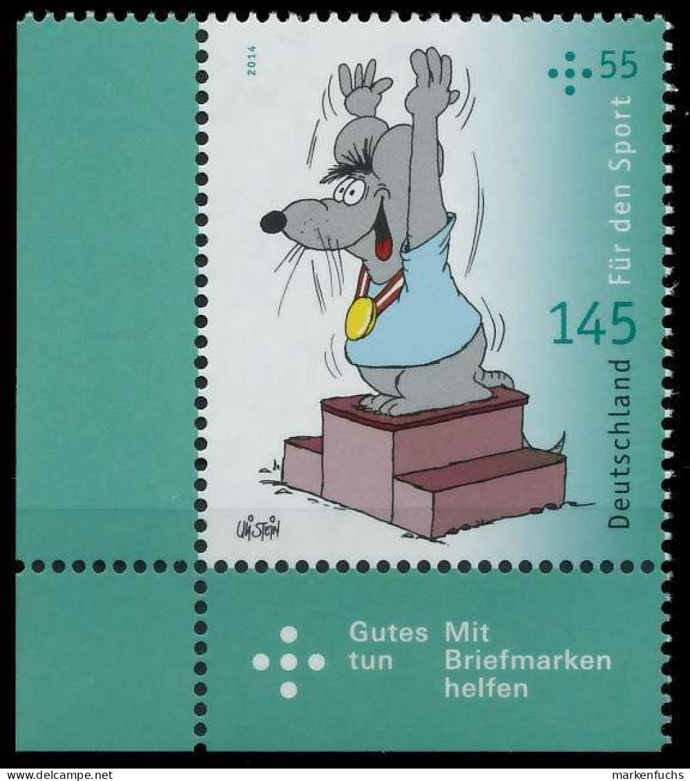 Bund / Nr. 3077  Sport Postfrisch  / Eckrandstück - Unused Stamps