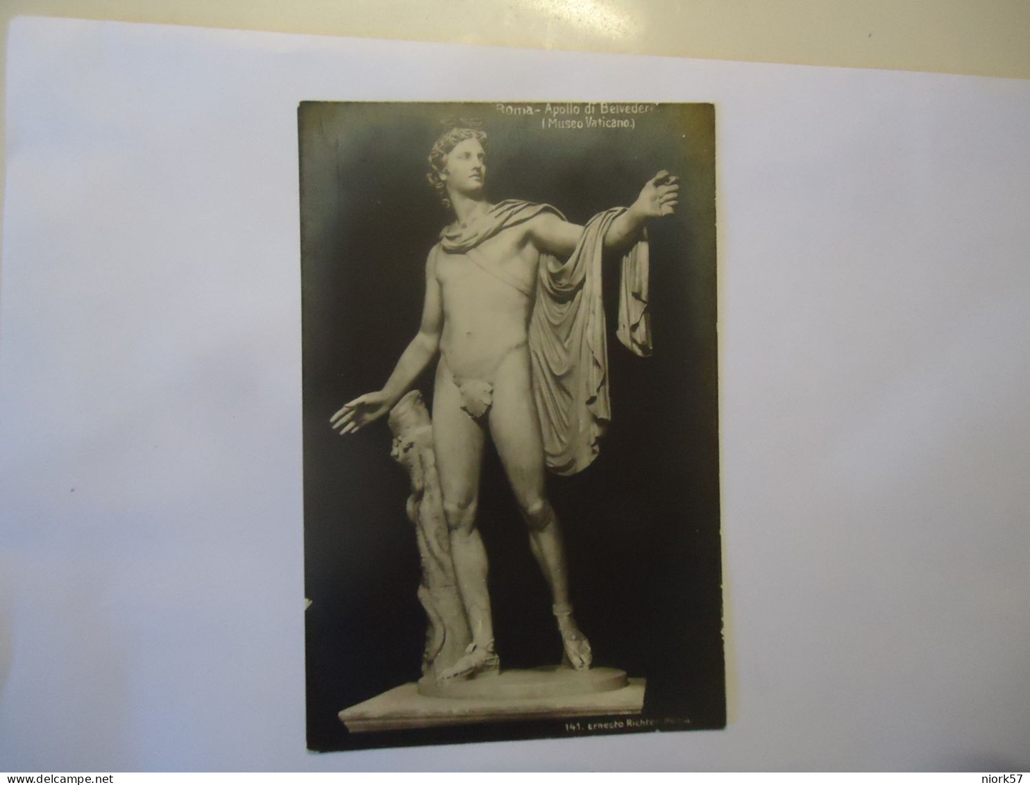 ITALY POSTCARDS  ROMA STATUE   APOLLO - Autres & Non Classés