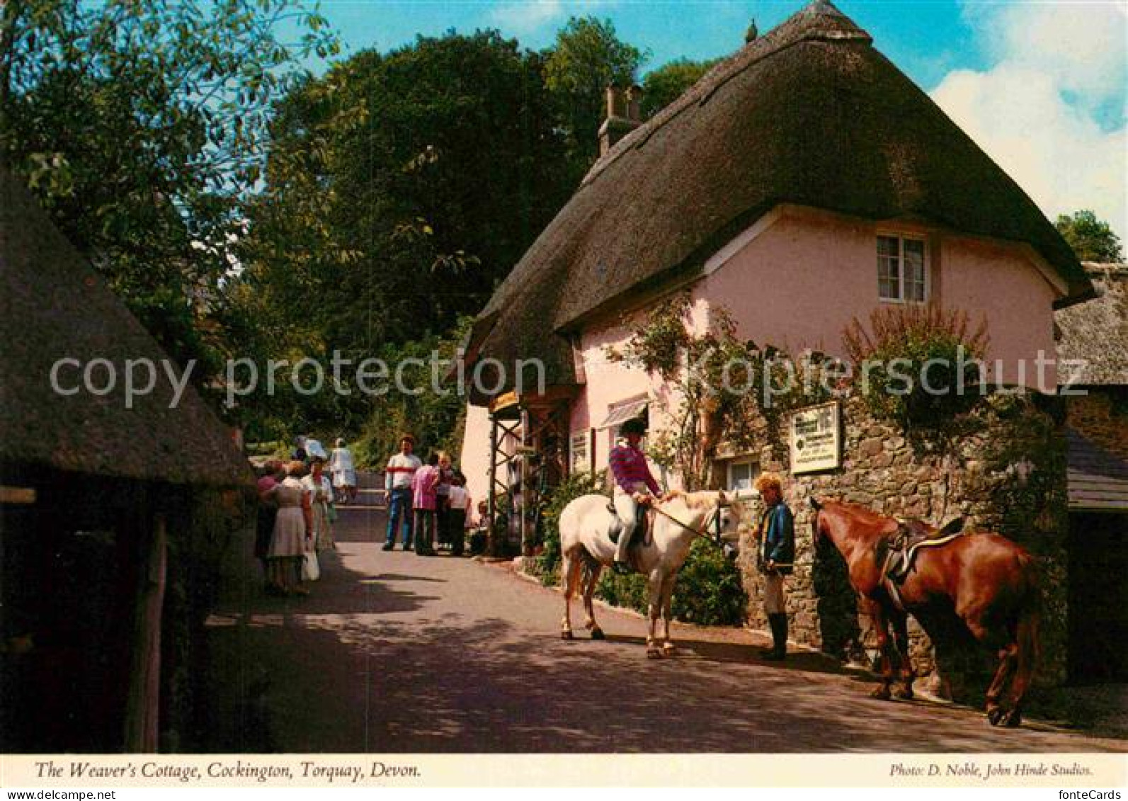 72861684 Cockington Forge The Weavers Cottage Horse Riding Cockington Forge - Autres & Non Classés