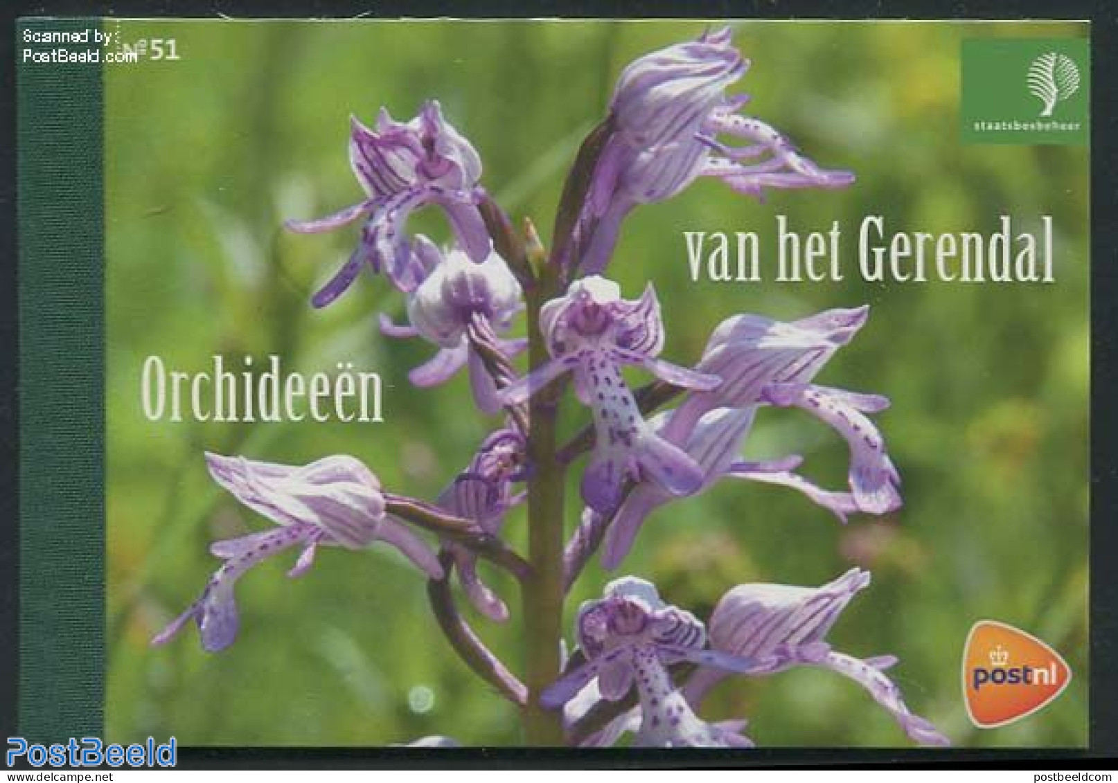 Netherlands 2014 Orchids From Gerendal Prestige Booklet, Mint NH, Nature - Flowers & Plants - Orchids - Stamp Booklets - Unused Stamps