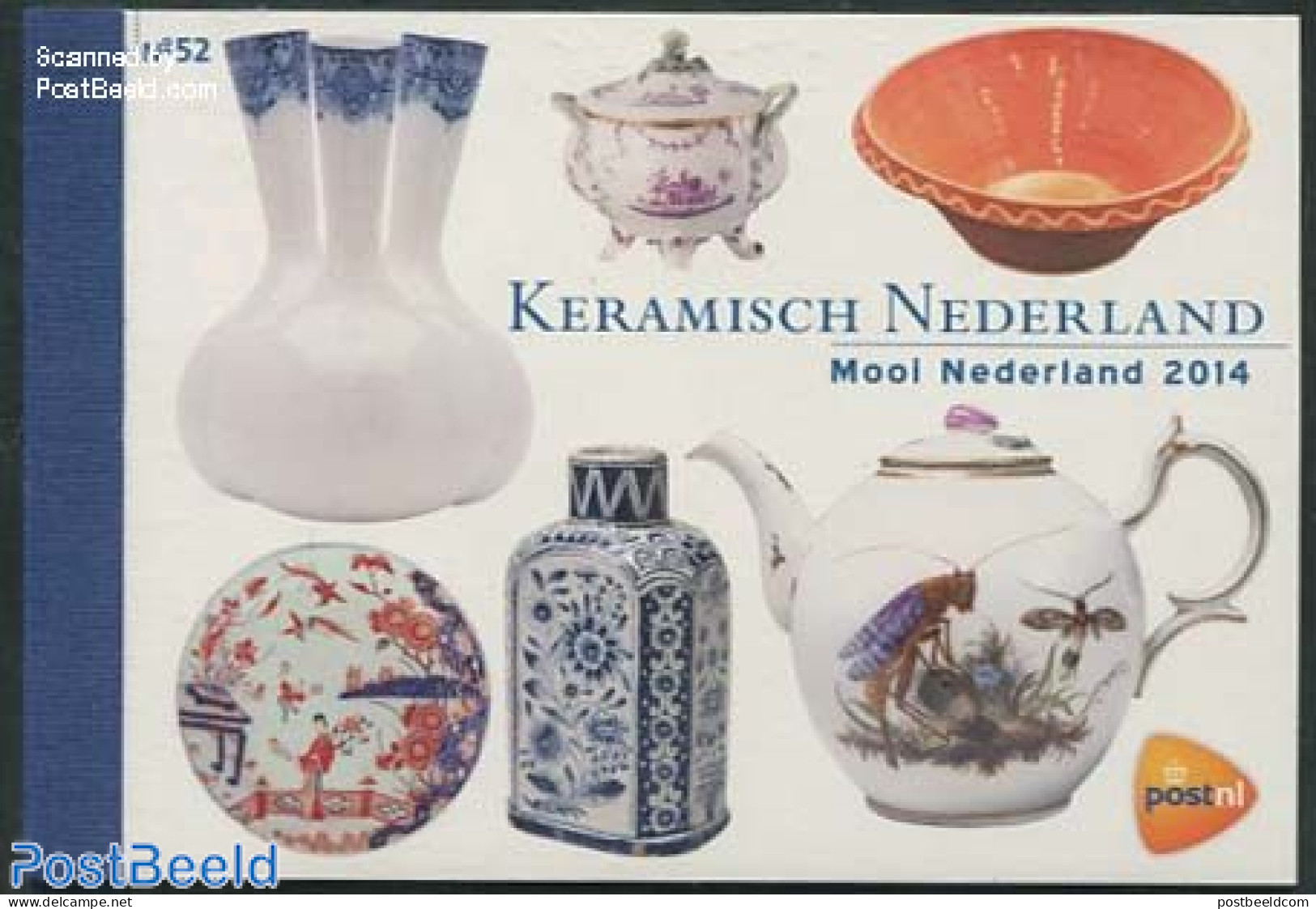 Netherlands 2014 Ceramics From Netherlands Prestige Booklet, Mint NH, Nature - Transport - Birds - Butterflies - Stamp.. - Nuevos