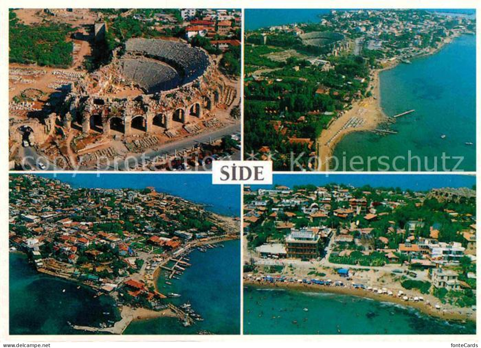 72859301 Side Antalya Amphitheater Fliegeraufnahmen Tuerkei - Turchia