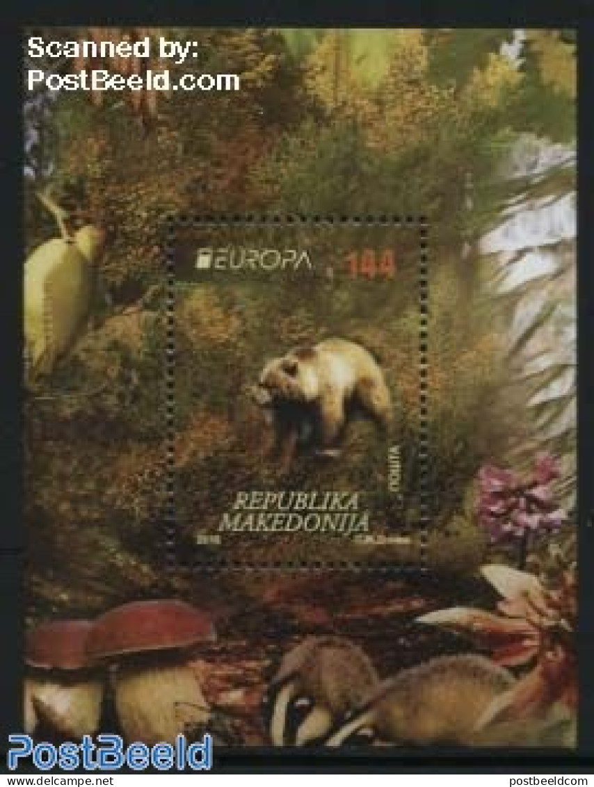 North Macedonia 2016 Europa, Think Green S/s, Mint NH, History - Nature - Europa (cept) - Animals (others & Mixed) - B.. - Protección Del Medio Ambiente Y Del Clima