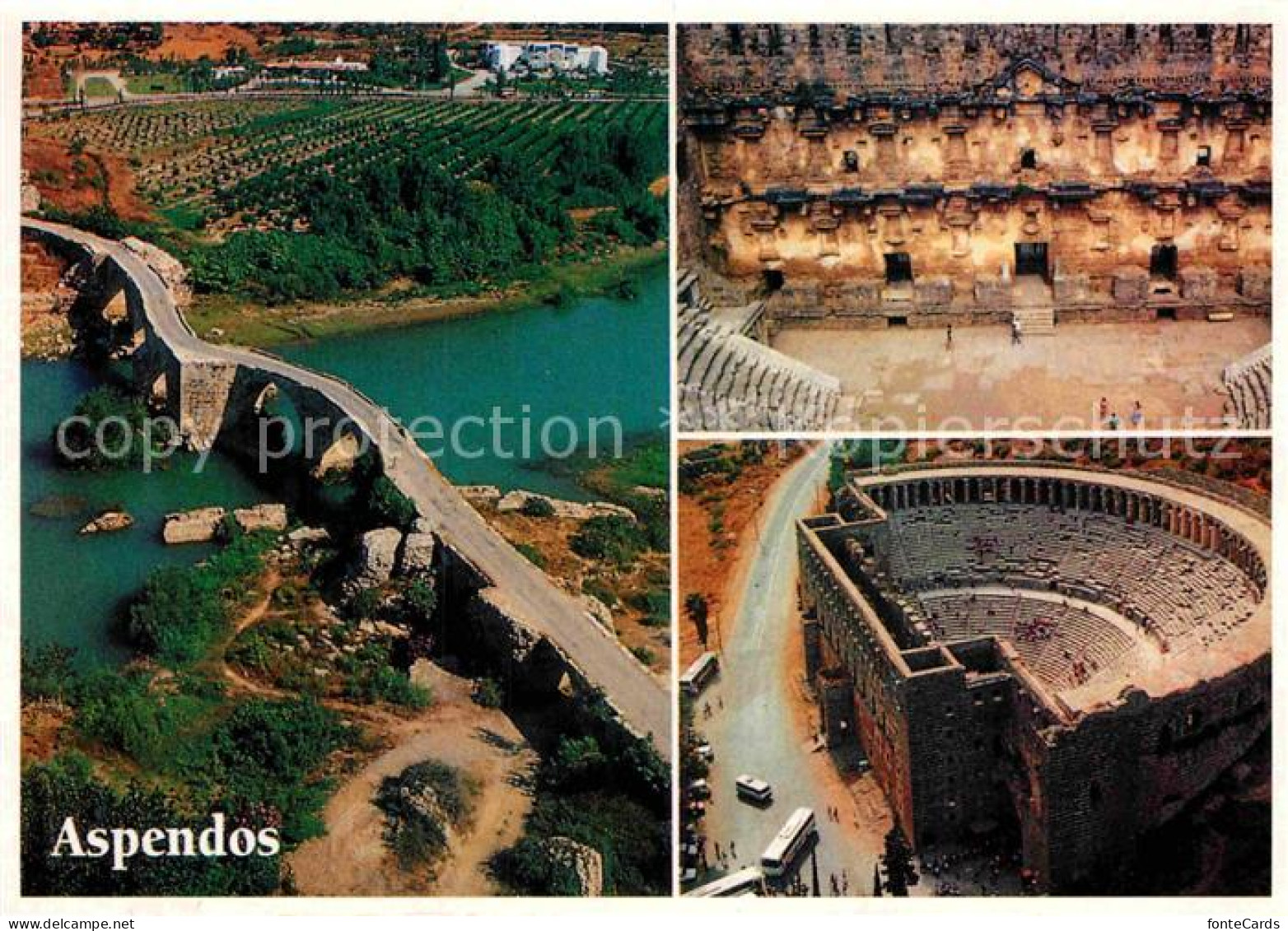 72859297 Aspendos Fliegeraufnahme Amphitheater  - Turchia