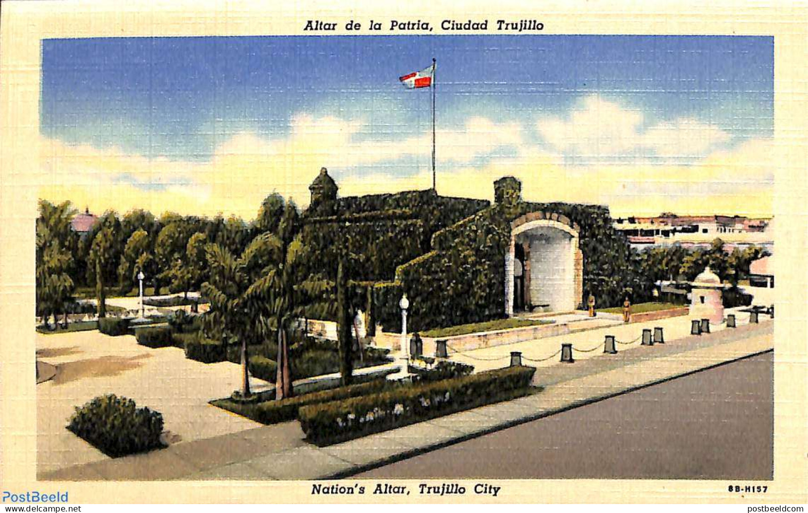 Dominican Republic 1949 Postcard 4c, Nation's Altar, Unused Postal Stationary - Autres & Non Classés