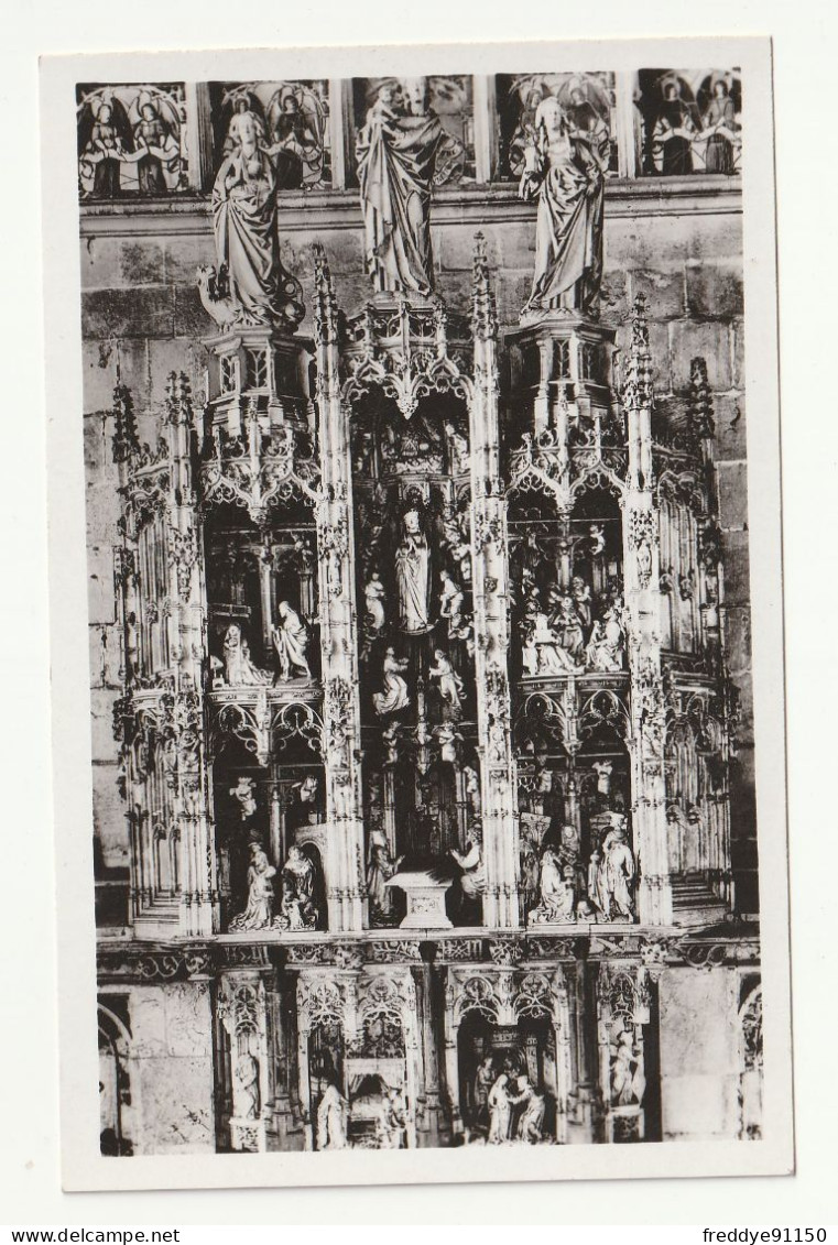 01 . Bourg . Eglise De Brou .Retable Des Sept Joies De La Vierge  N°33 . Edit : Service Commercial Monuments Historiques - Brou - Iglesia