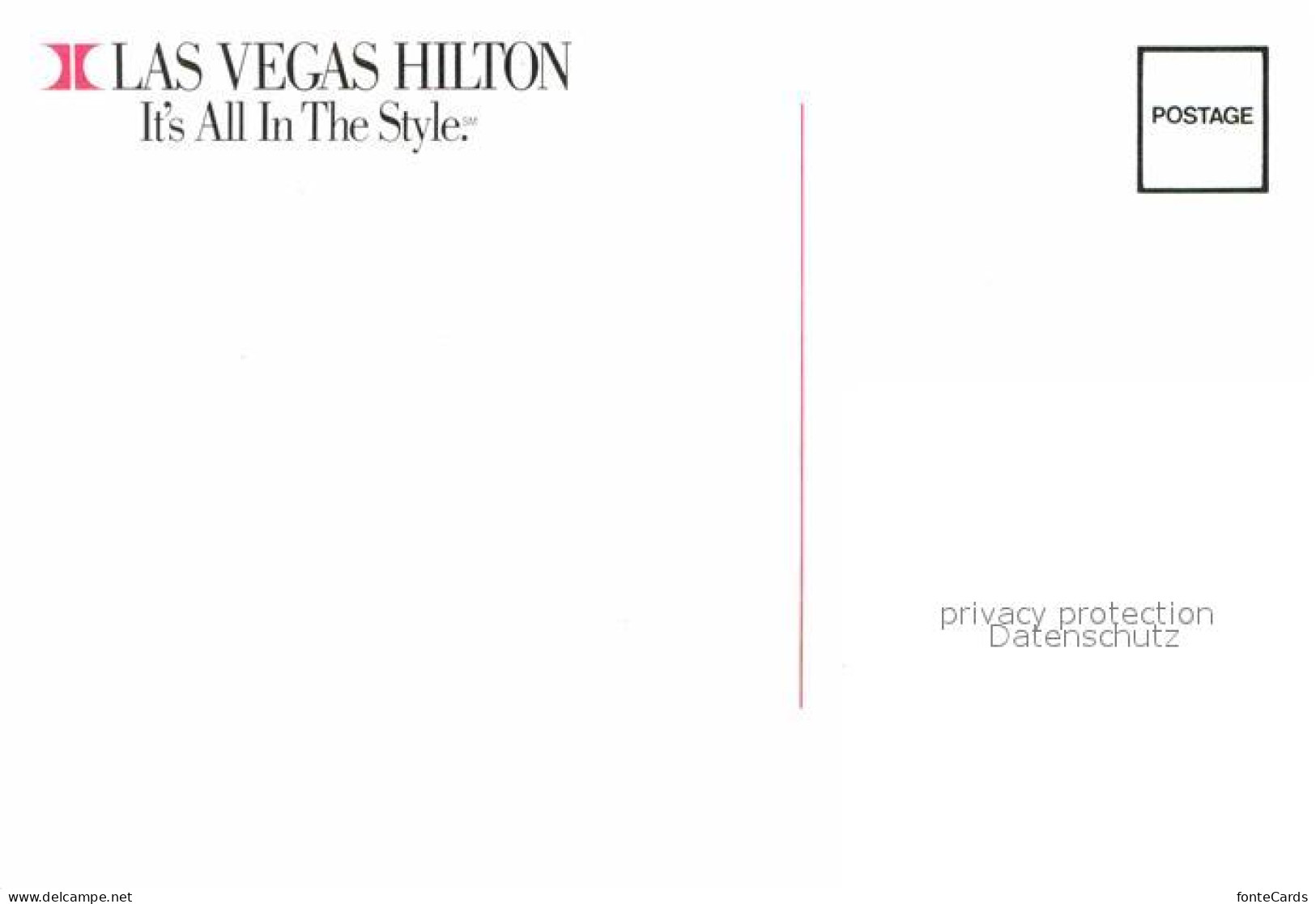 72857115 Las_Vegas_Nevada Hilton Hotel At Night - Andere & Zonder Classificatie