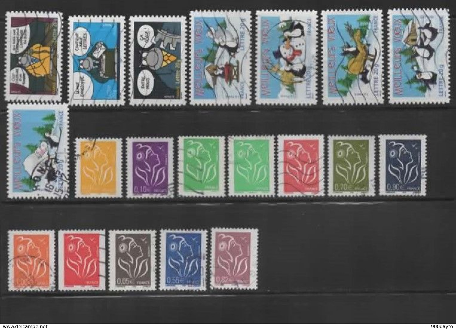 FRANCE Oblitérés (Lot N° 88: 85 Timbres 2005). - Oblitérés