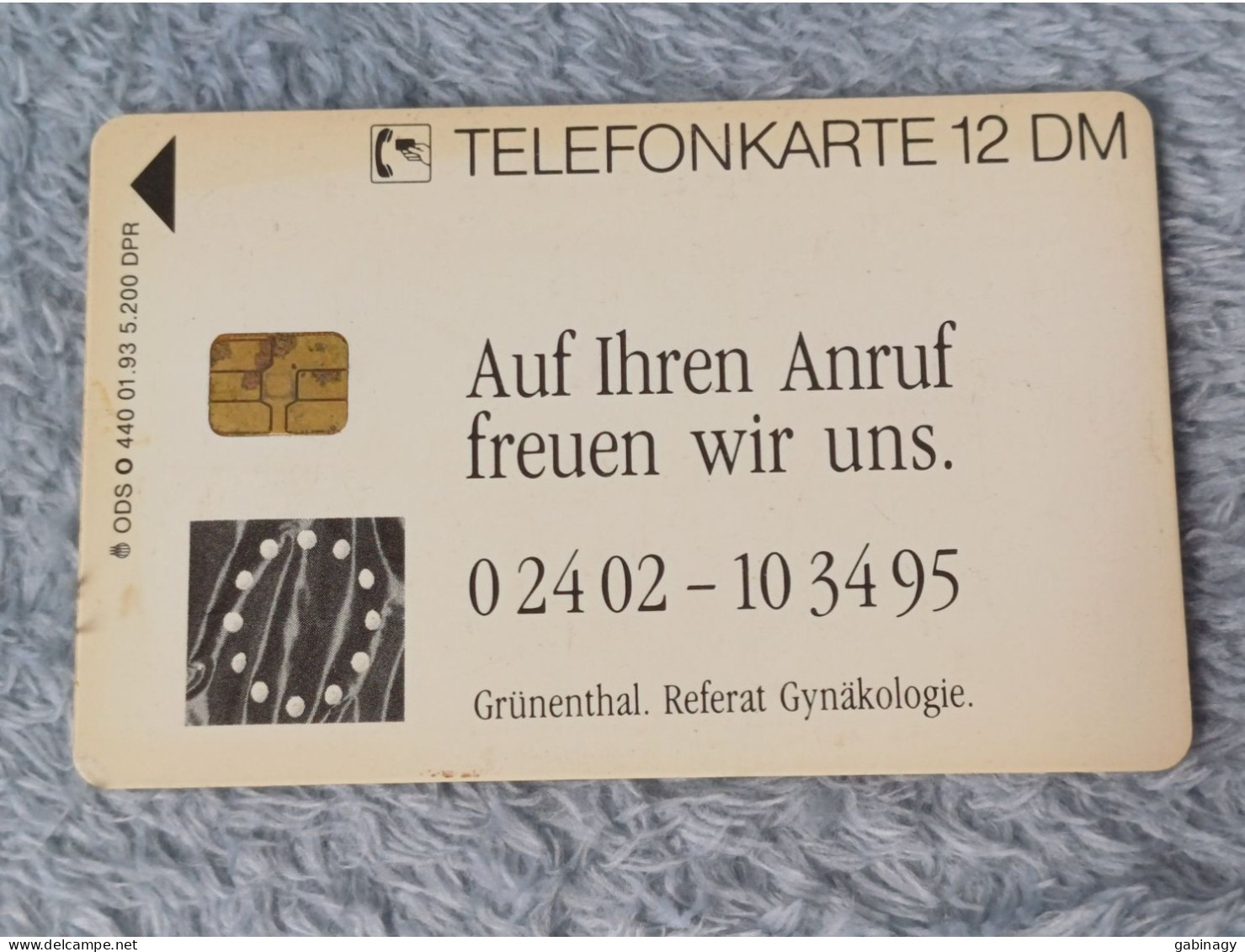 GERMANY-1148 - O 0440 - Grünenthal. Referat Gynäkologie - 5.200ex. - O-Series : Series Clientes Excluidos Servicio De Colección