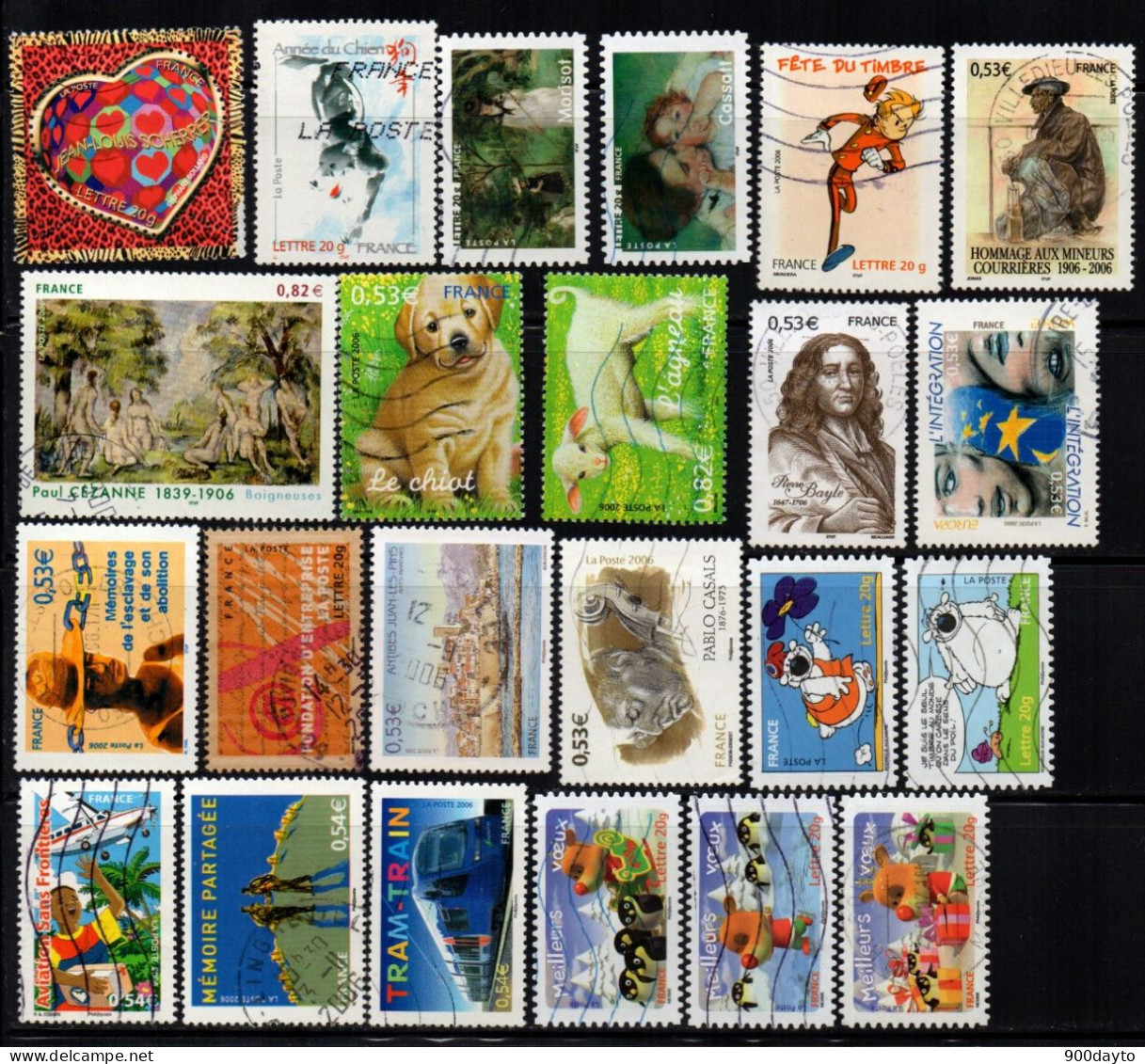 FRANCE Oblitérés (Lot N° 89a: 23 Timbres 2006). (modifié Le 04/12/2023). - Used Stamps