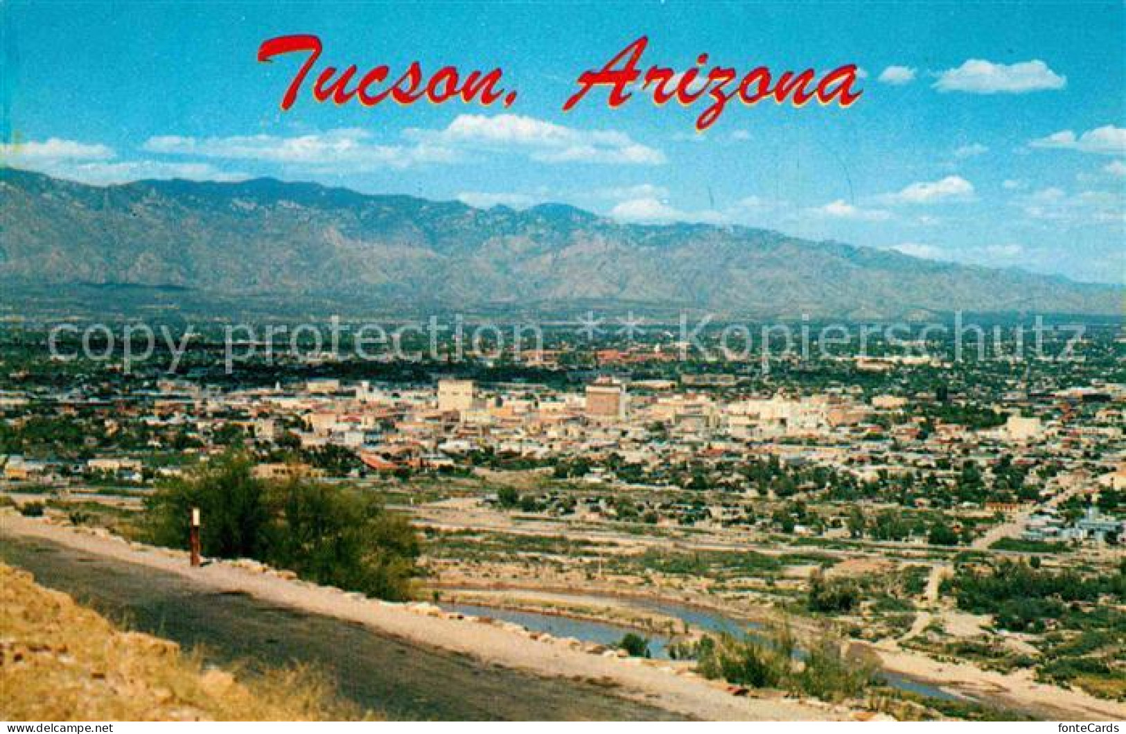 72855231 Tucson Looking Over The Metropolitan Area From A Mountain Santa Catalin - Other & Unclassified