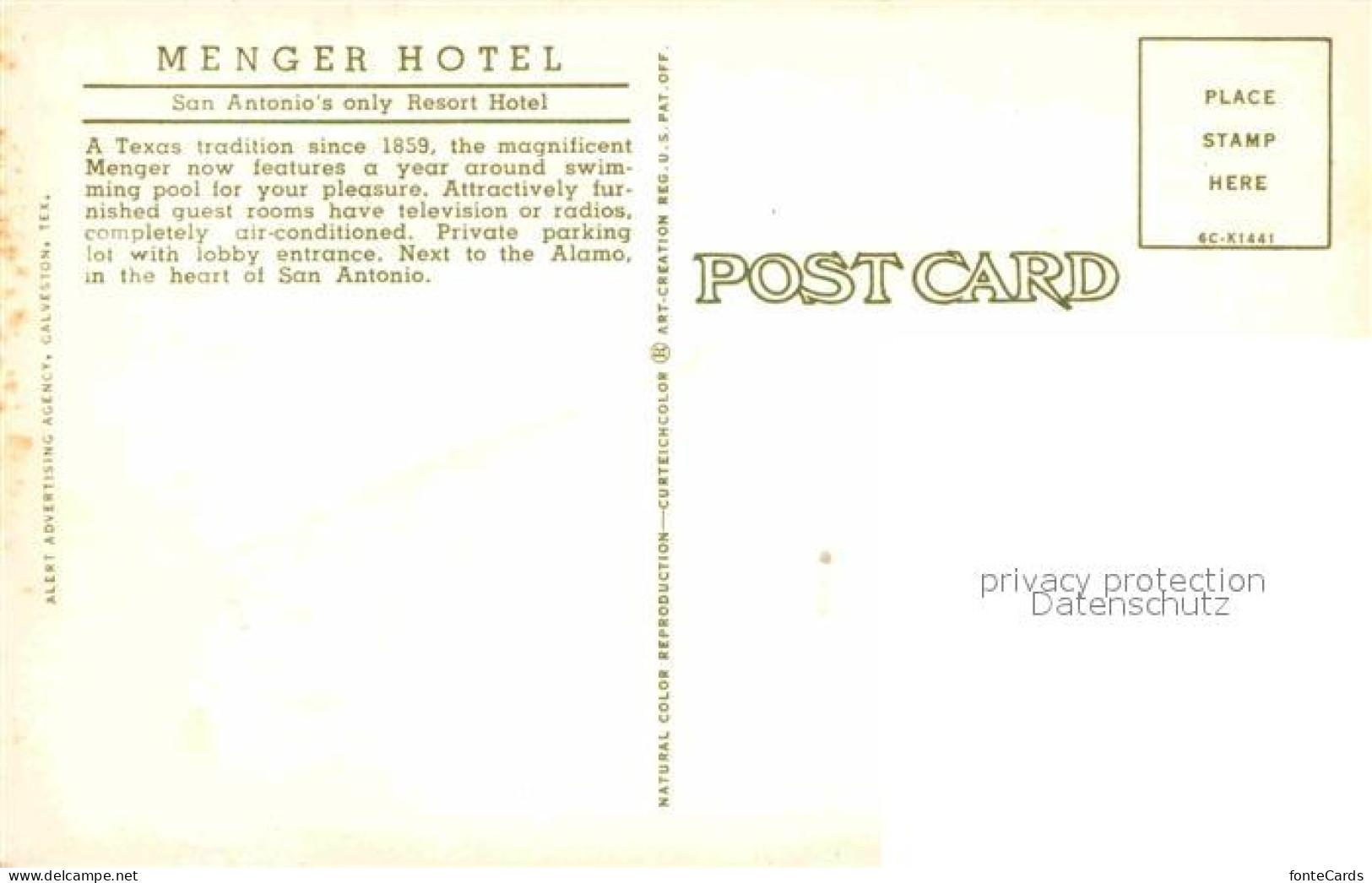 72854873 San_Antonio_Texas Menger Hotel Swimming Pool - Autres & Non Classés