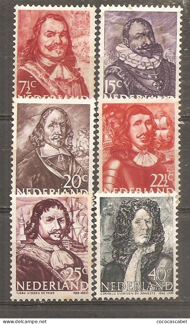 Holanda-Holland  Nº Yvert  402, 405, 407-09, 411 (MH/*) - Neufs