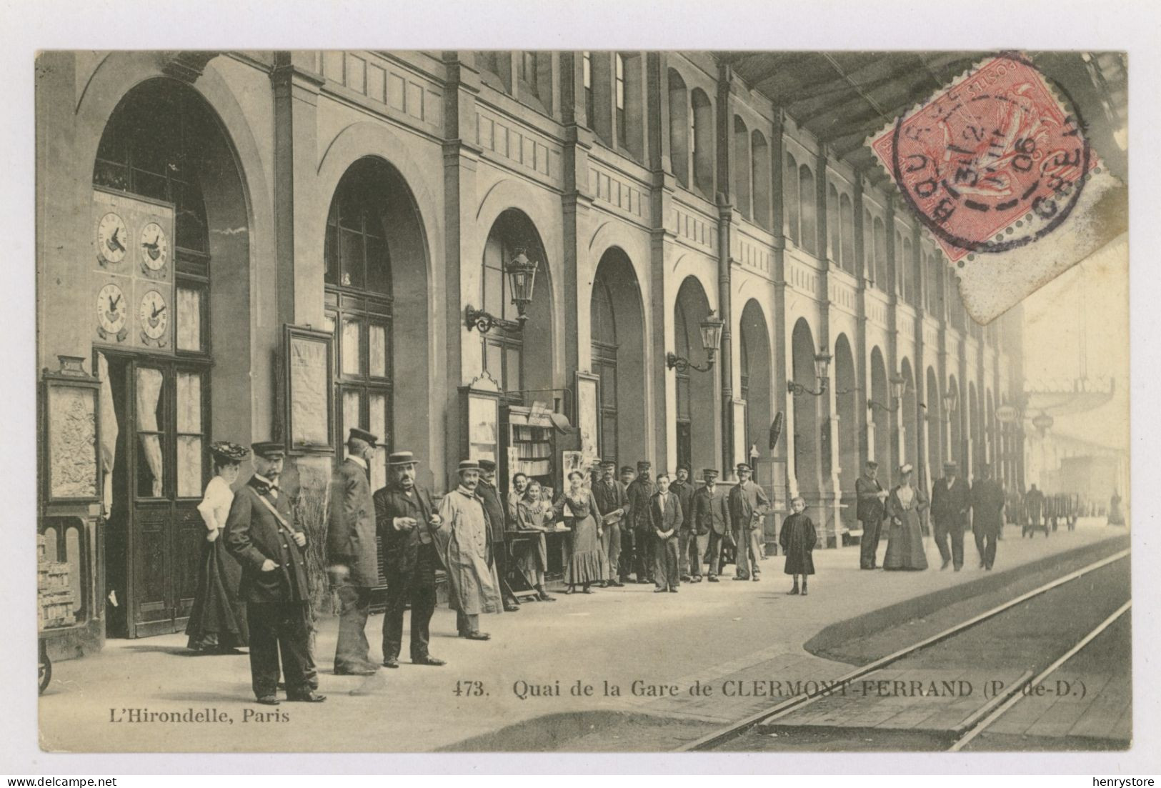 CLERMONT-FERRAND : Quai De La Gare, 1906 - Animée (z3673) - Clermont Ferrand