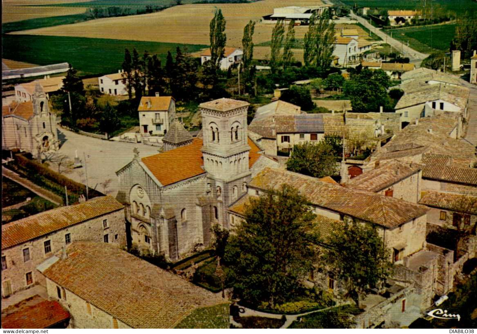 BONLIEU-SUR-ROUBION   ( DROME )  LES NORBERTINES . ORDRE DE PREMONTRE . VUE AERIENNE - Andere & Zonder Classificatie