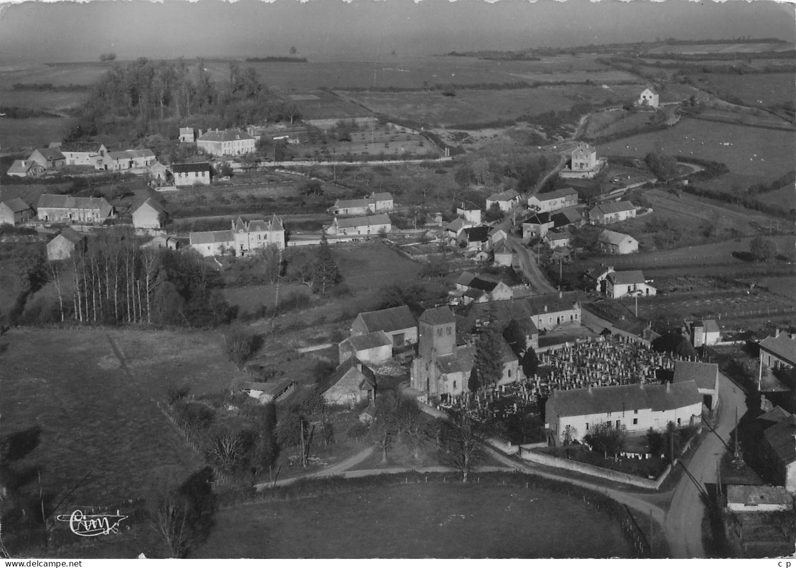 Curgy - Vue Panoramique Aerienne -  CPSM °J - Andere & Zonder Classificatie