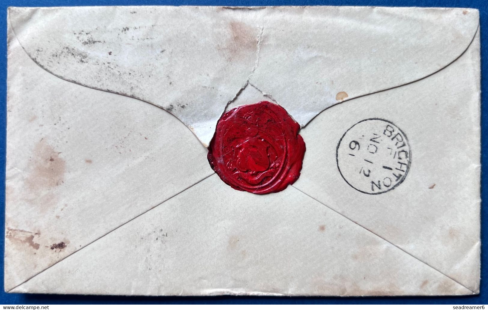 Lettre One Penny D14 N°10 Oblitéré " LONDRES SW / 9 " Pour TWICKENHAM Puis Réexpédié à BRIGHTON Griffe + Taxe TTB - Briefe U. Dokumente