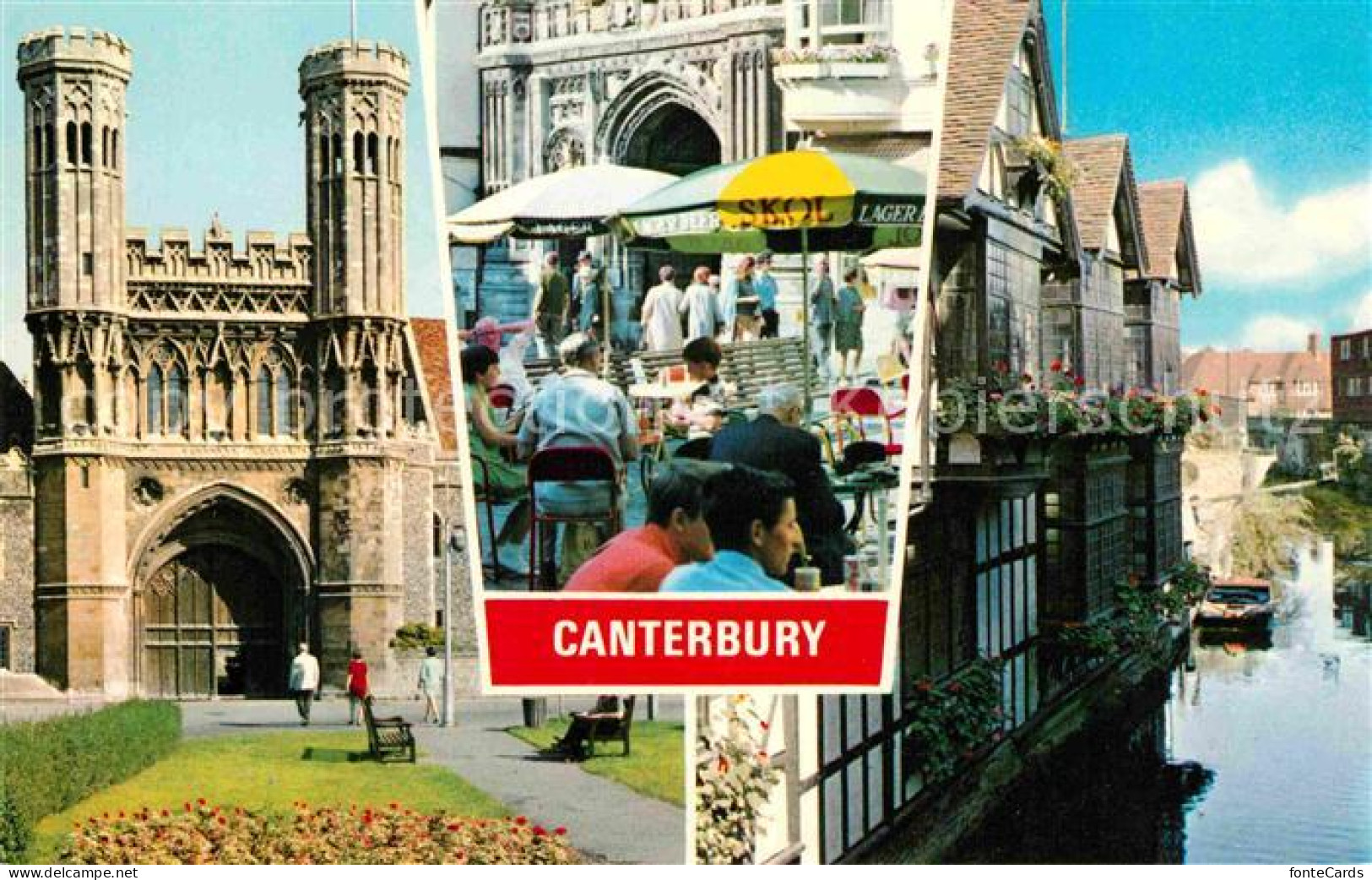 72853867 Canterbury Kent Cathedral Gate Hotel St Augustines Abbey Weavers House  - Andere & Zonder Classificatie