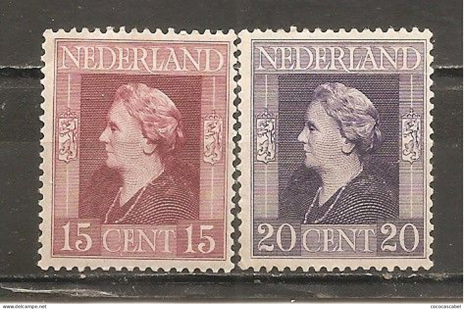 Holanda-Holland  Nº Yvert  421, 423 (MH/*) - Neufs